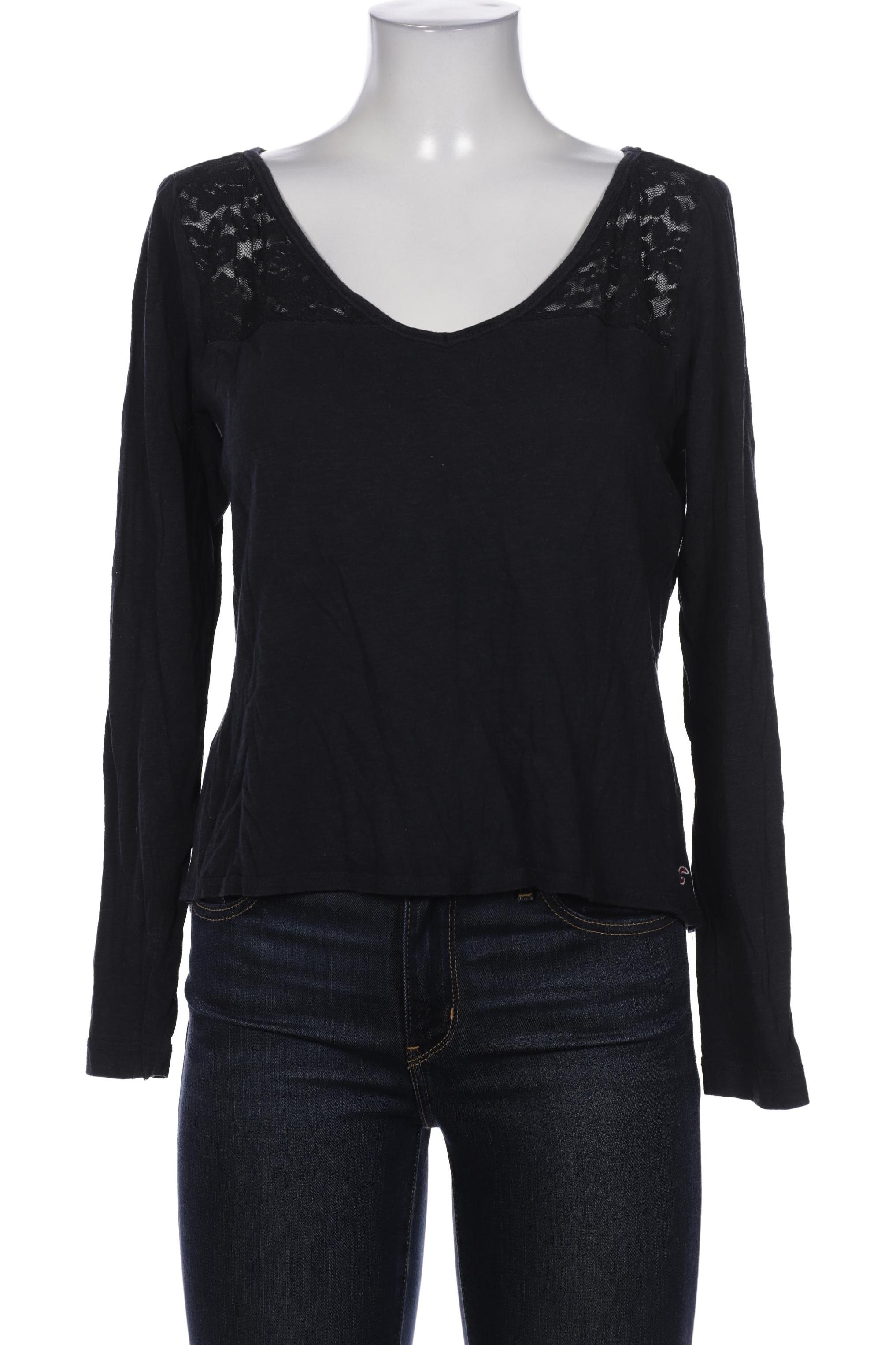

Hollister Damen Langarmshirt, marineblau, Gr. 38