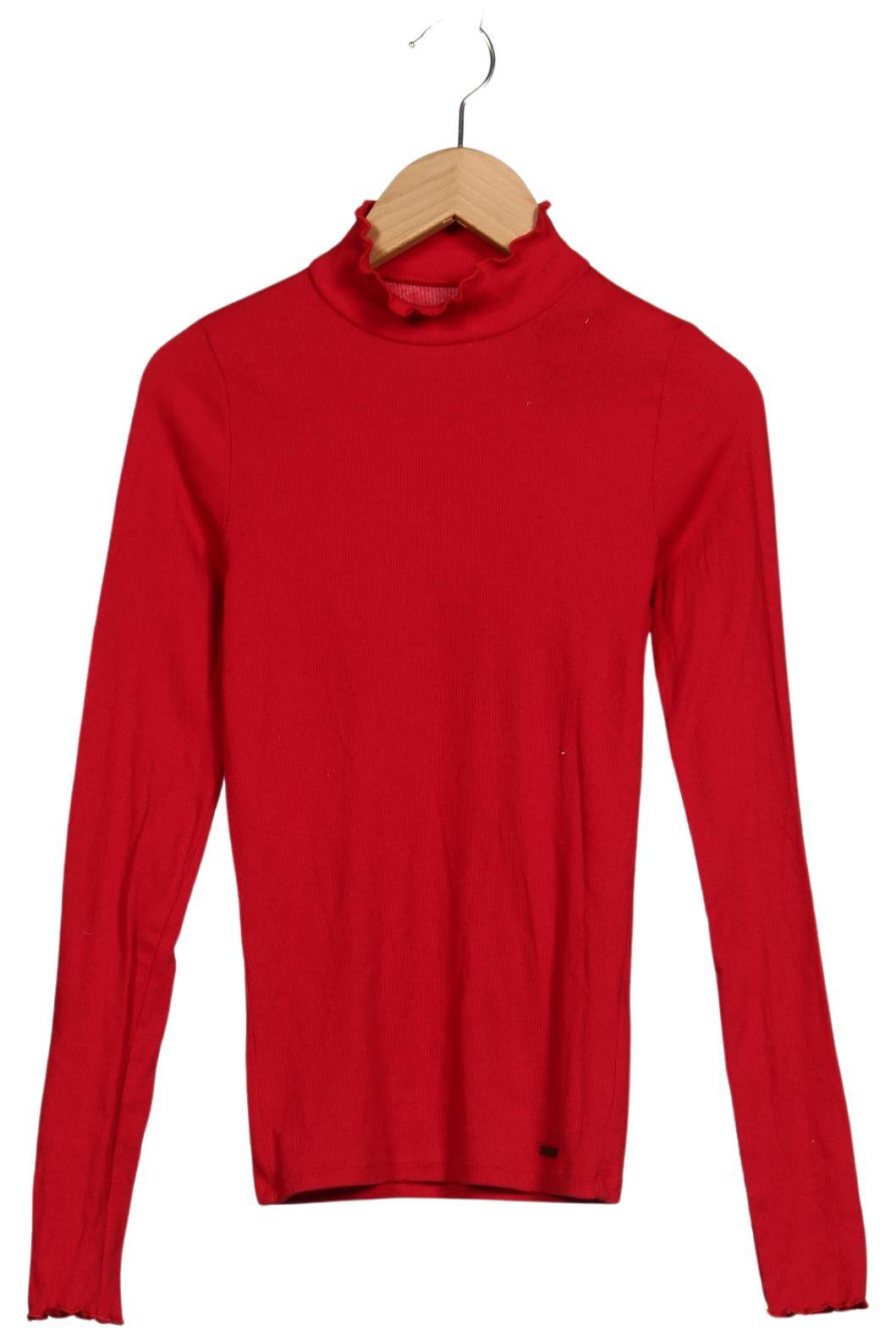 

Hollister Damen Langarmshirt, rot, Gr. 34