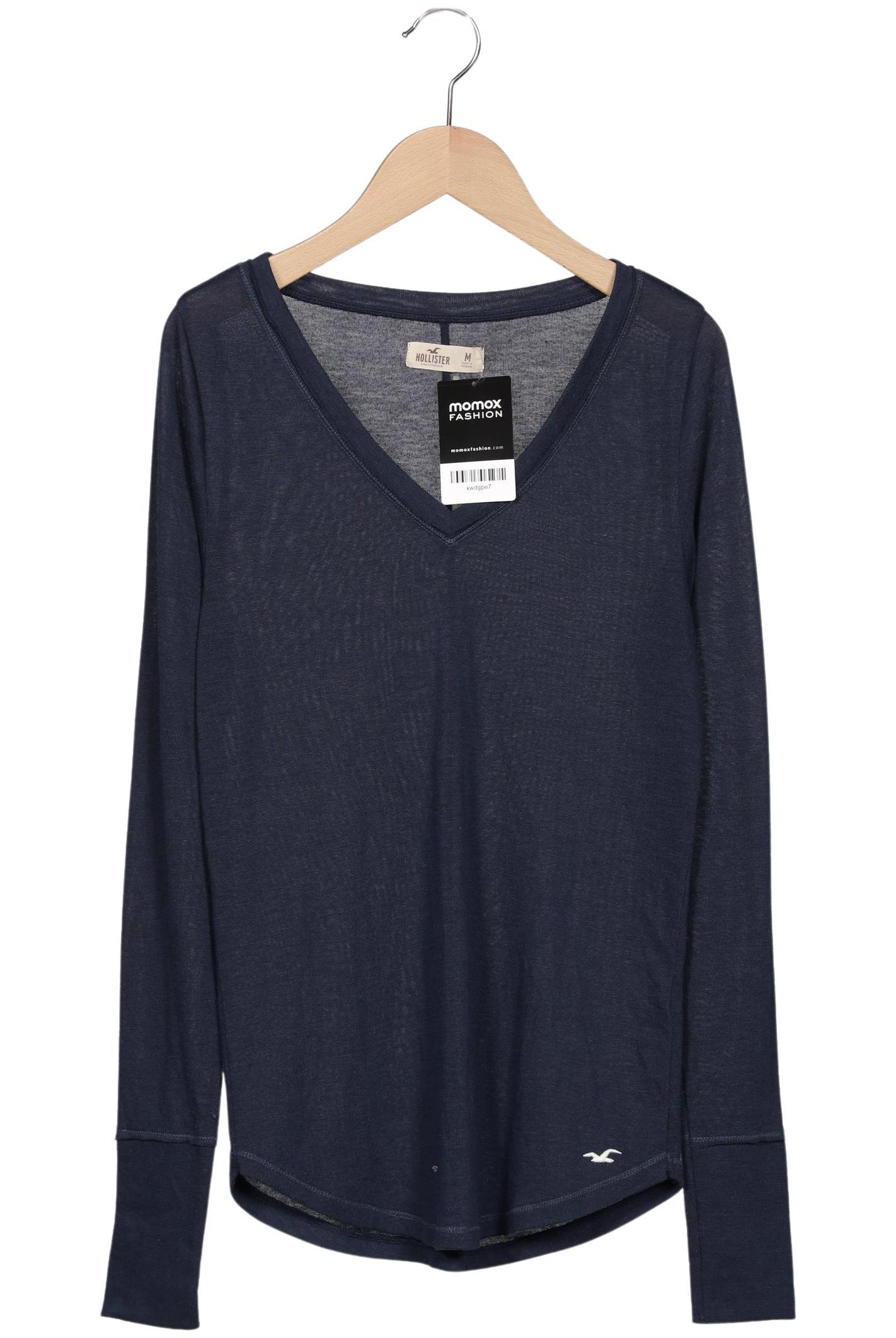 

Hollister Damen Langarmshirt, marineblau, Gr. 38