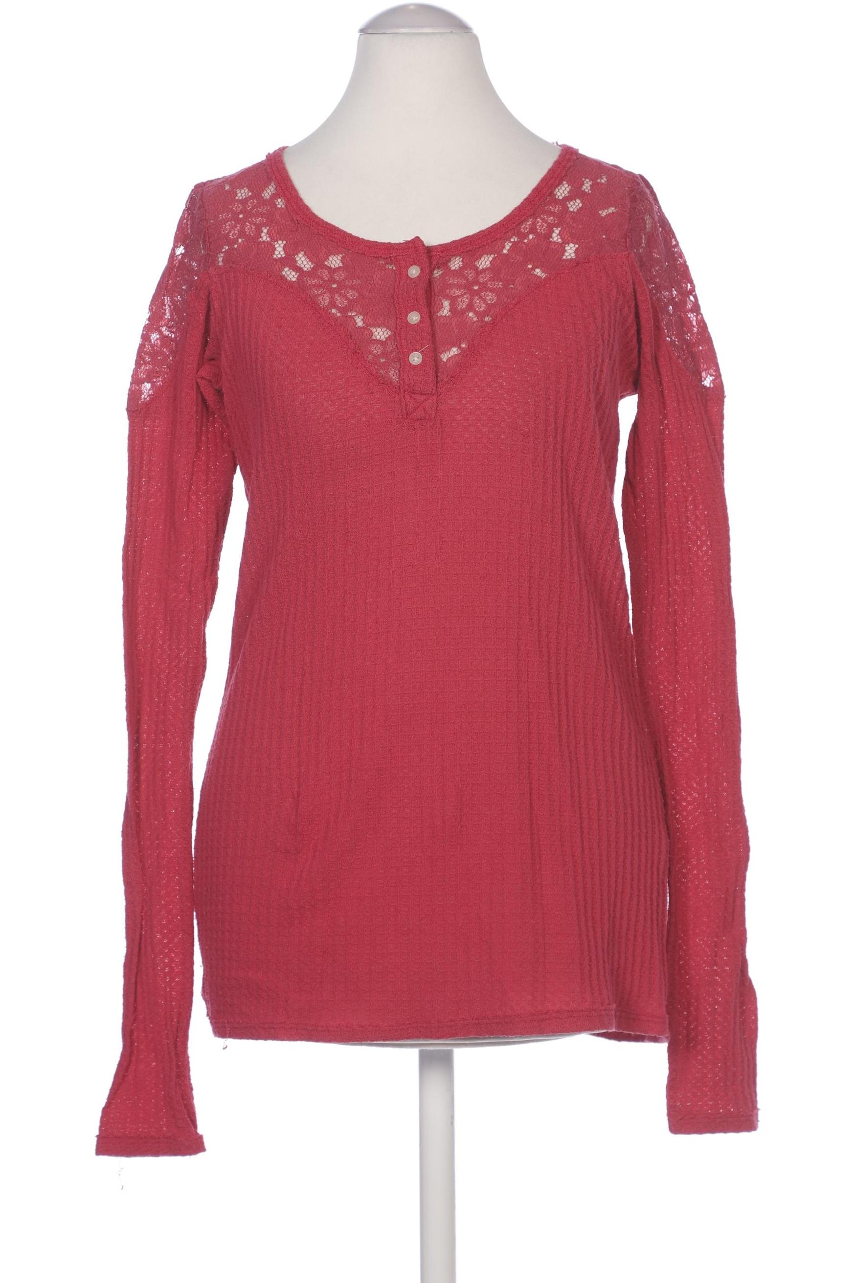 

Hollister Damen Langarmshirt, rot, Gr. 36