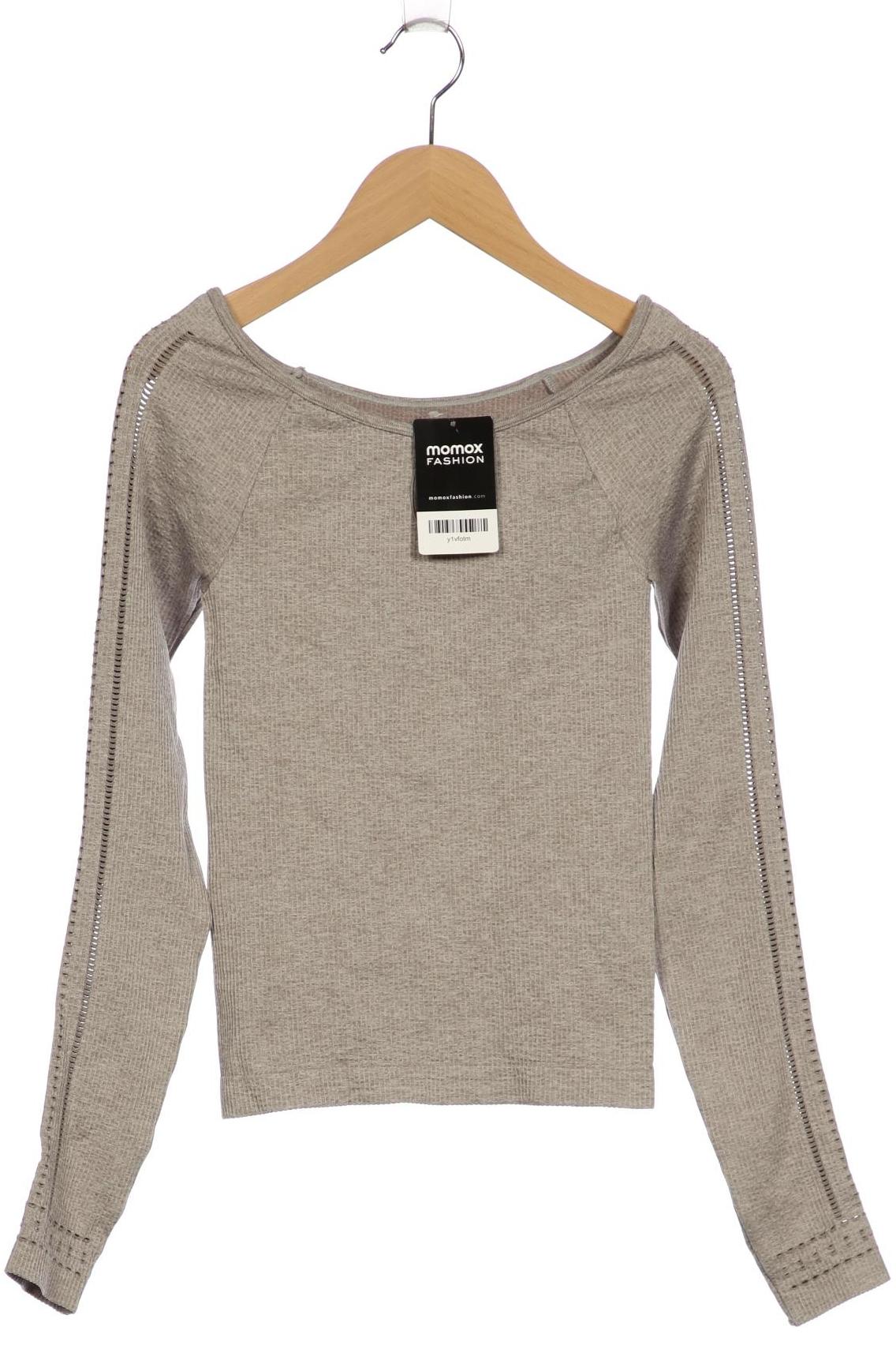 

Hollister Damen Langarmshirt, grau, Gr. 36