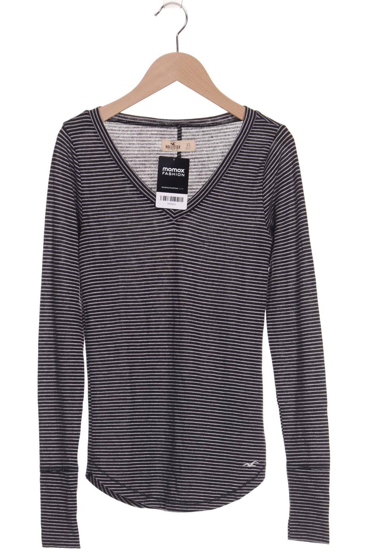 

Hollister Damen Langarmshirt, grau, Gr. 34