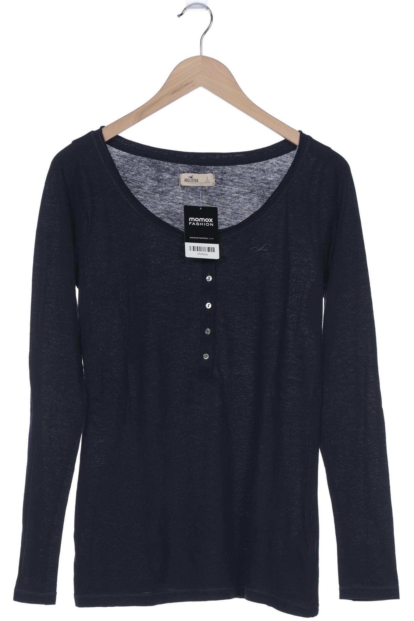

Hollister Damen Langarmshirt, marineblau, Gr. 42