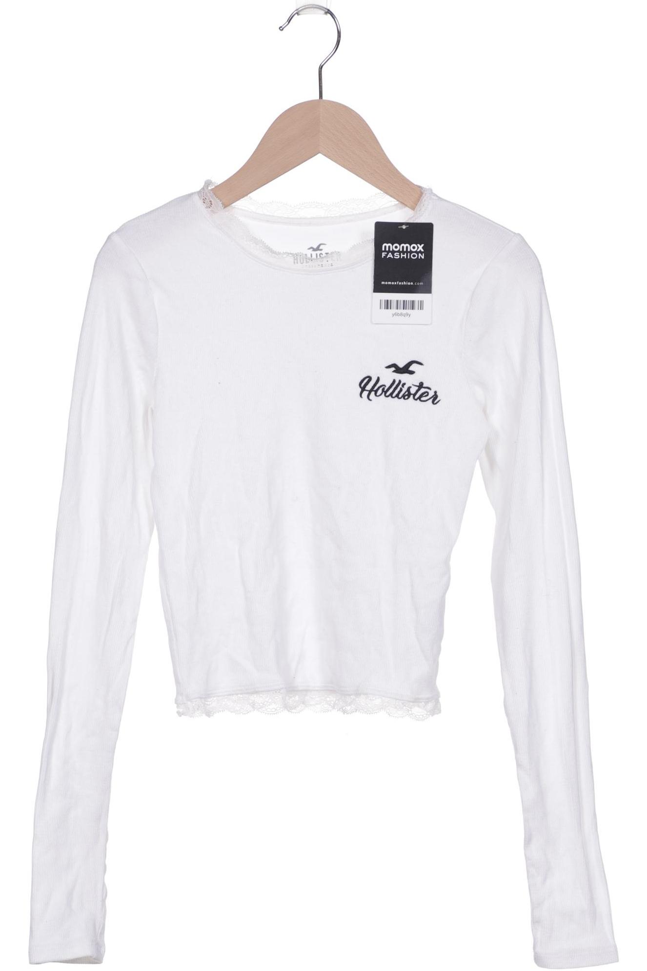 

Hollister Damen Langarmshirt, weiß