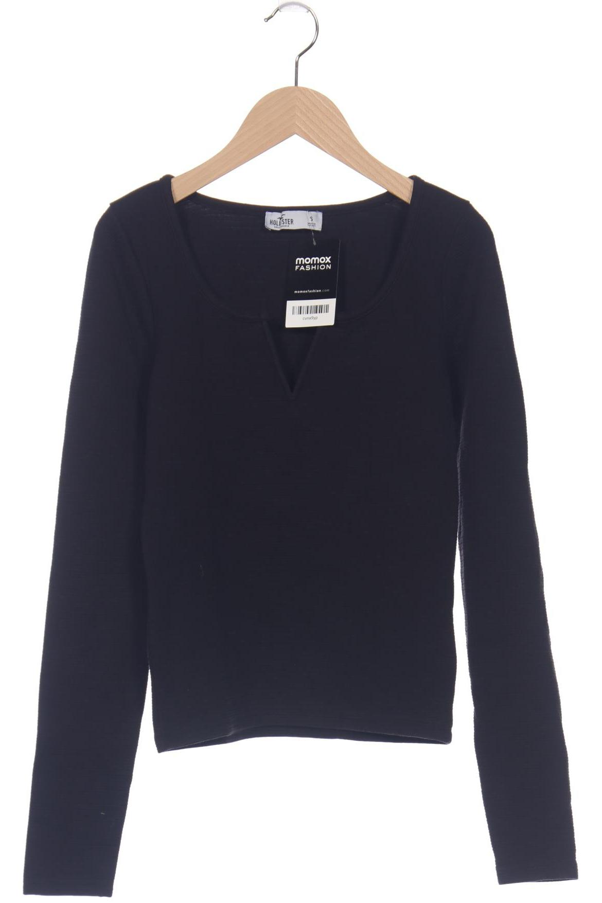 

Hollister Damen Langarmshirt, schwarz, Gr. 36