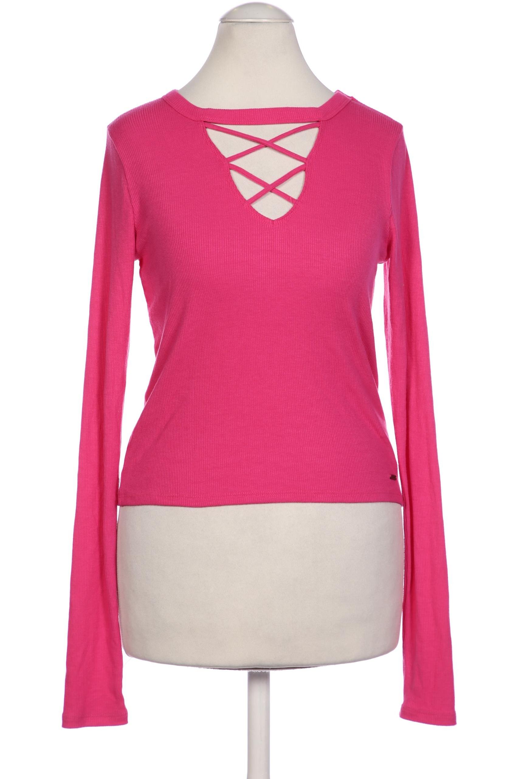 

Hollister Damen Langarmshirt, pink, Gr. 34