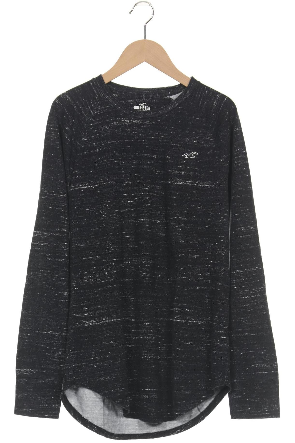 

Hollister Damen Langarmshirt, schwarz, Gr. 36