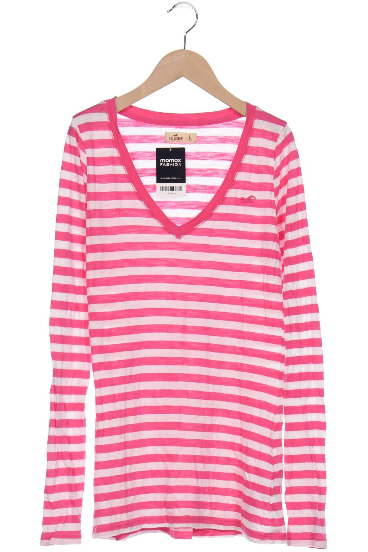 

Hollister Damen Langarmshirt, pink, Gr. 42