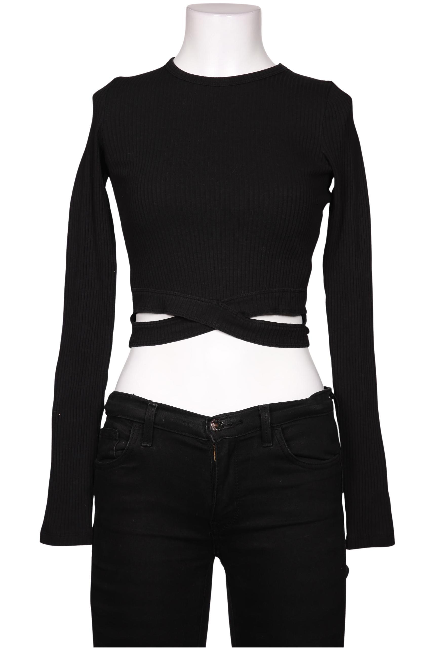 

Hollister Damen Langarmshirt, schwarz, Gr. 36