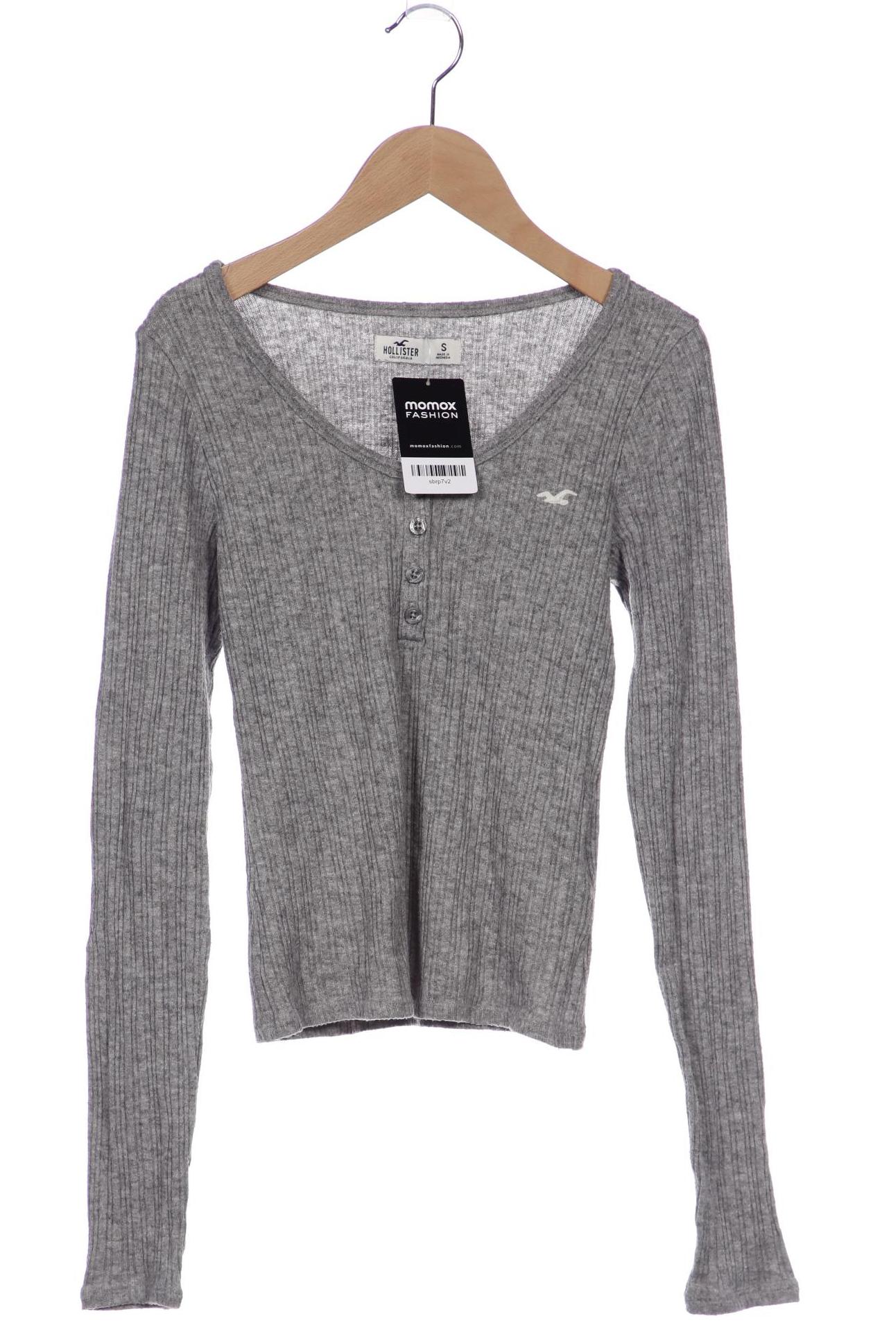 

Hollister Damen Langarmshirt, grau