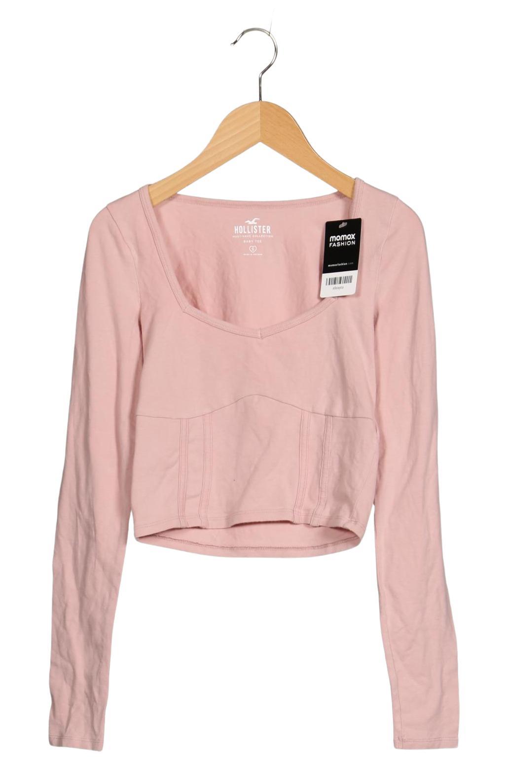 

Hollister Damen Langarmshirt, pink, Gr. 36