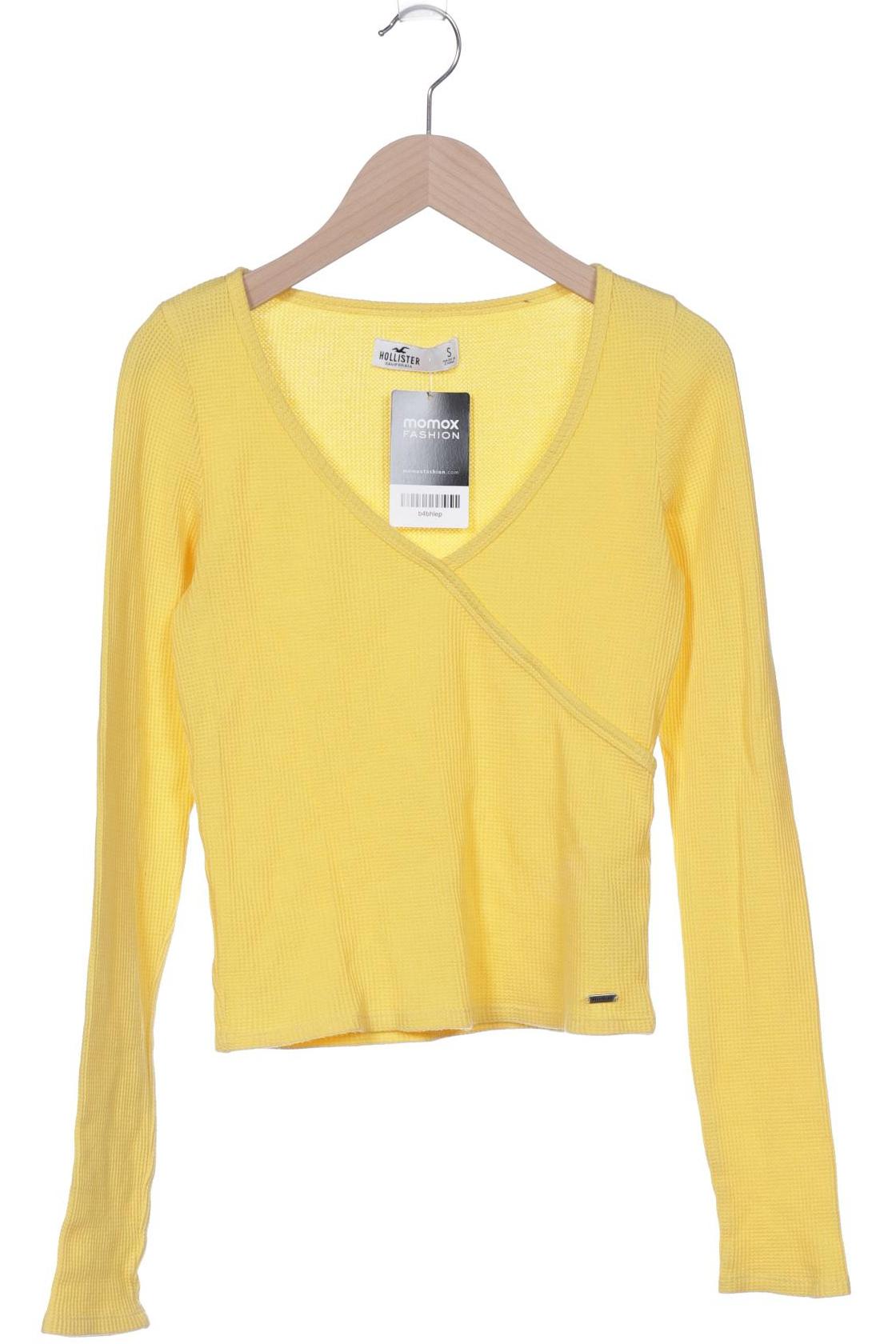 

Hollister Damen Langarmshirt, gelb, Gr. 36