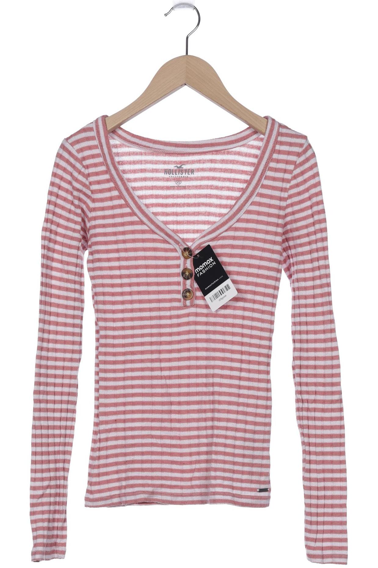 

Hollister Damen Langarmshirt, pink, Gr. 34