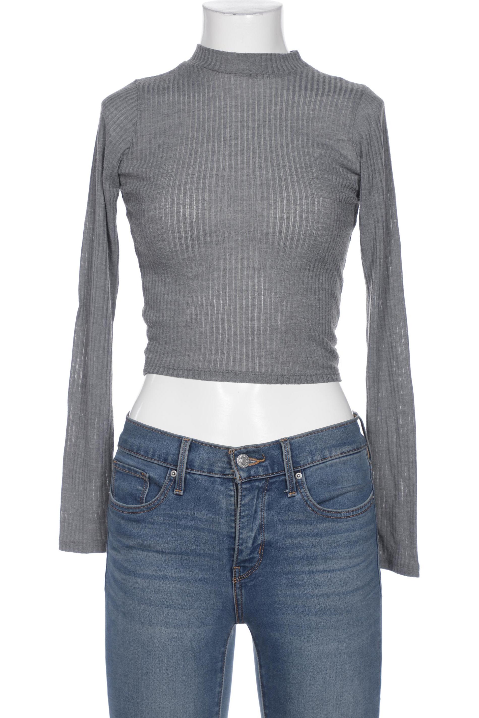 

Hollister Damen Langarmshirt, grau