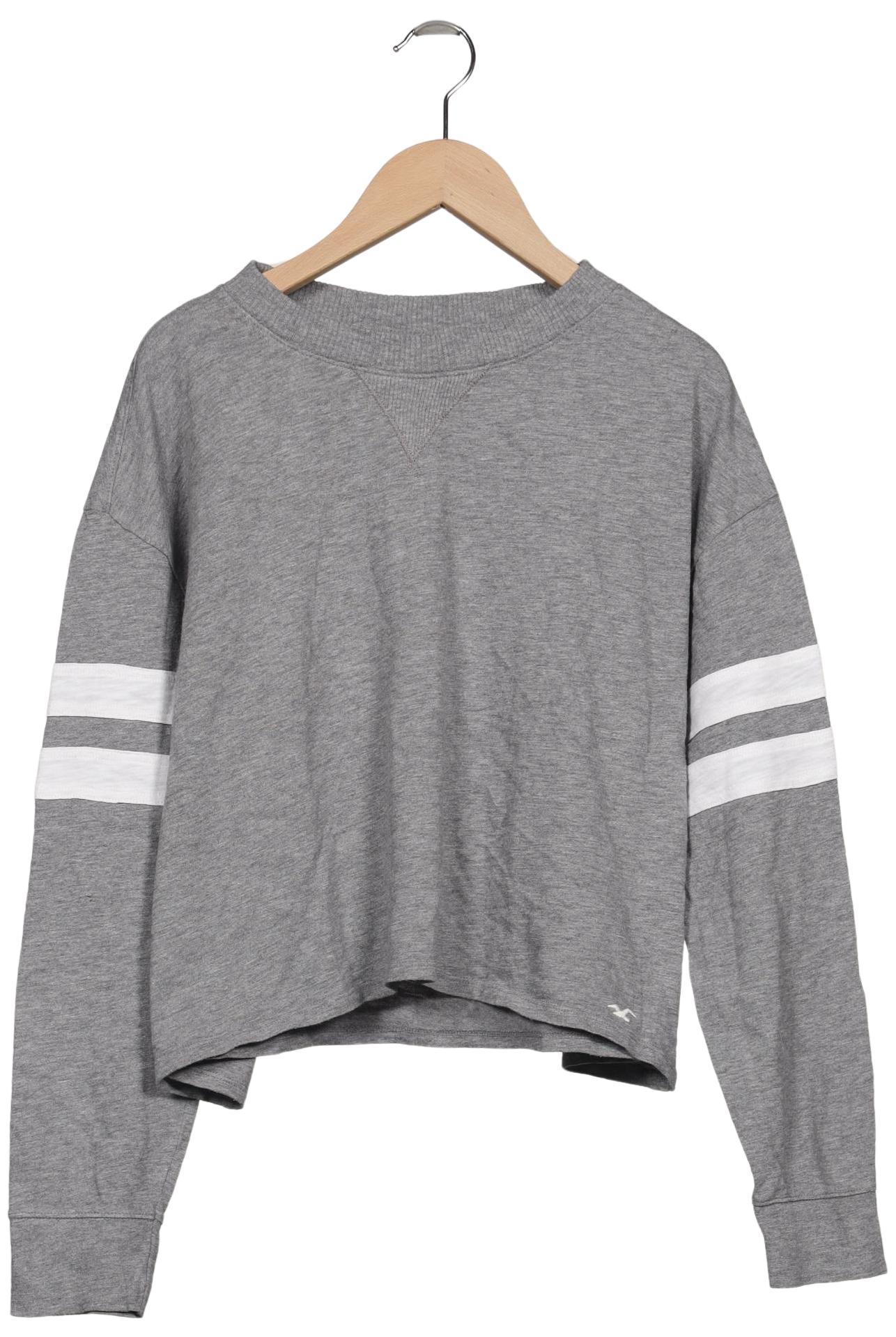 

Hollister Damen Langarmshirt, grau, Gr. 34