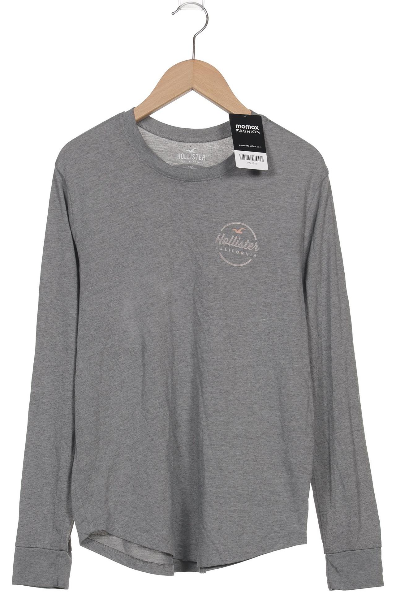 

Hollister Damen Langarmshirt, grau, Gr. 34