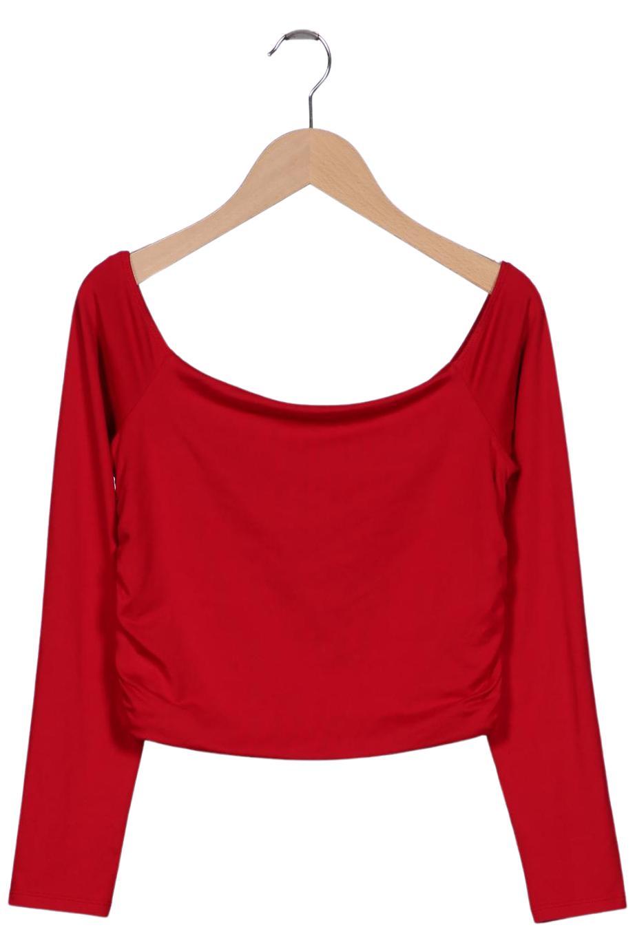 

Hollister Damen Langarmshirt, rot, Gr. 38