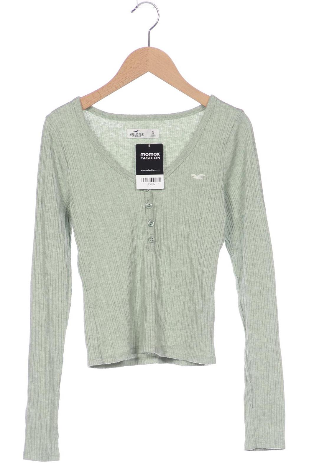 

Hollister Damen Langarmshirt, grün, Gr. 36