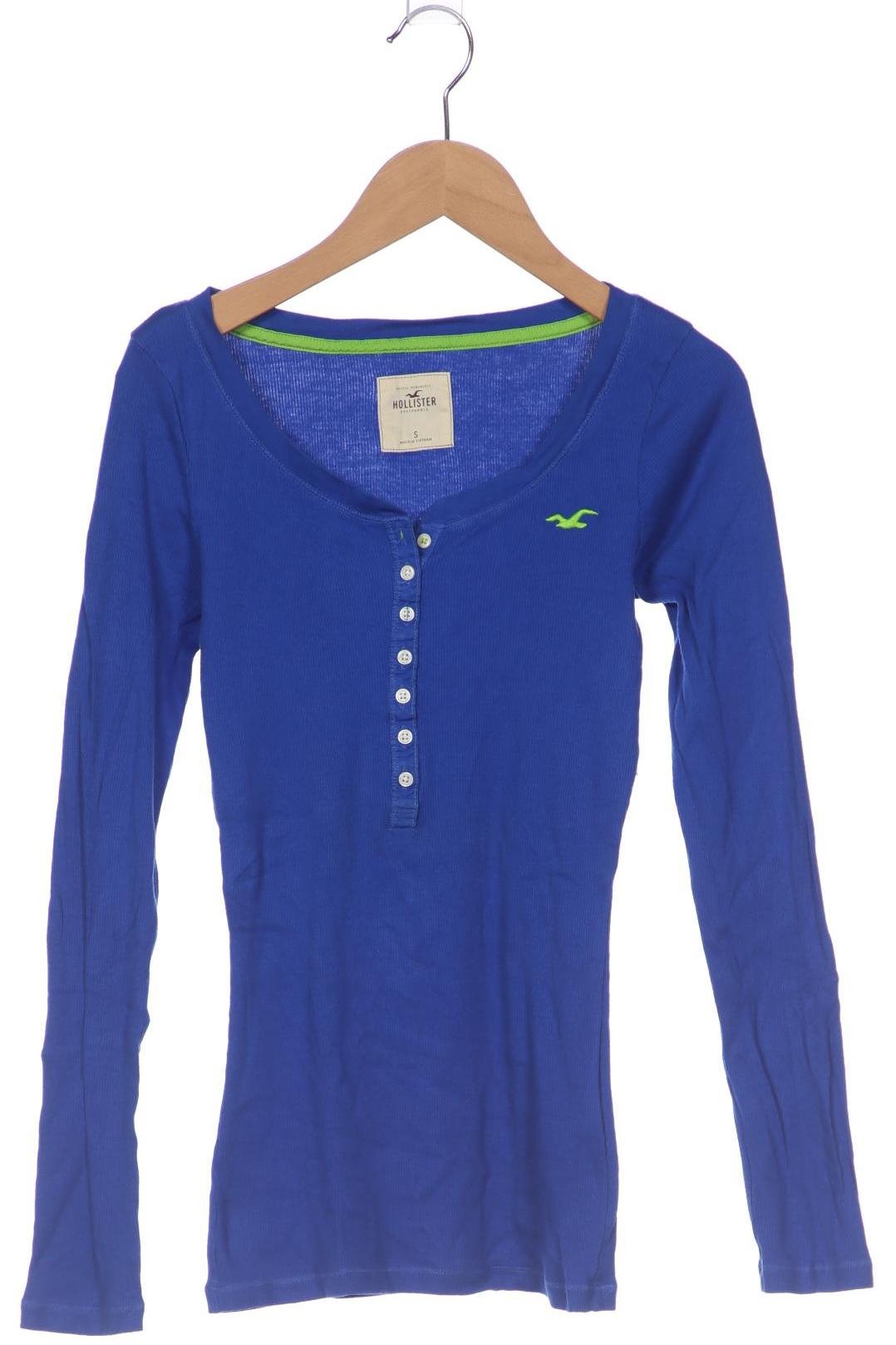 

Hollister Damen Langarmshirt, blau, Gr. 36