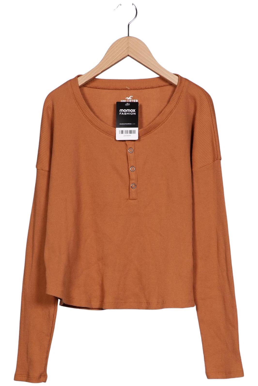 

Hollister Damen Langarmshirt, braun, Gr. 36