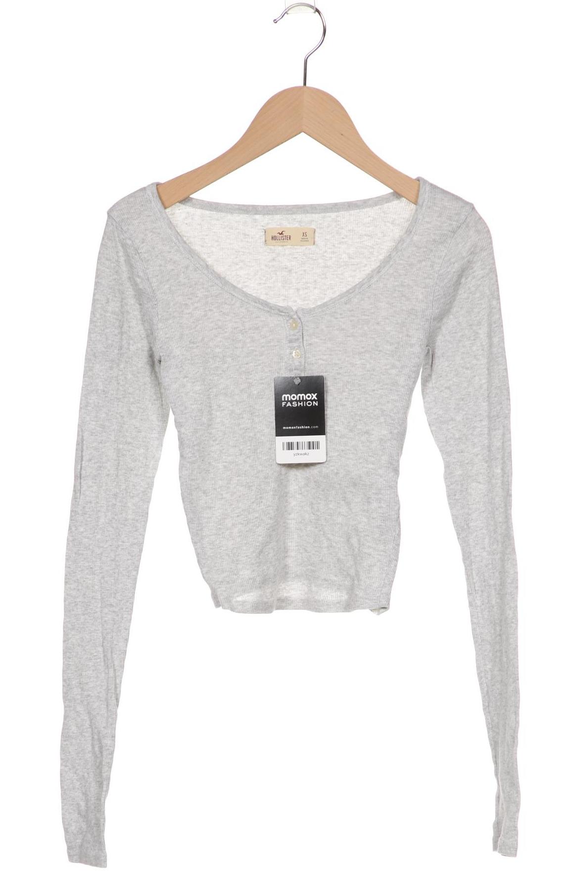 

Hollister Damen Langarmshirt, grau