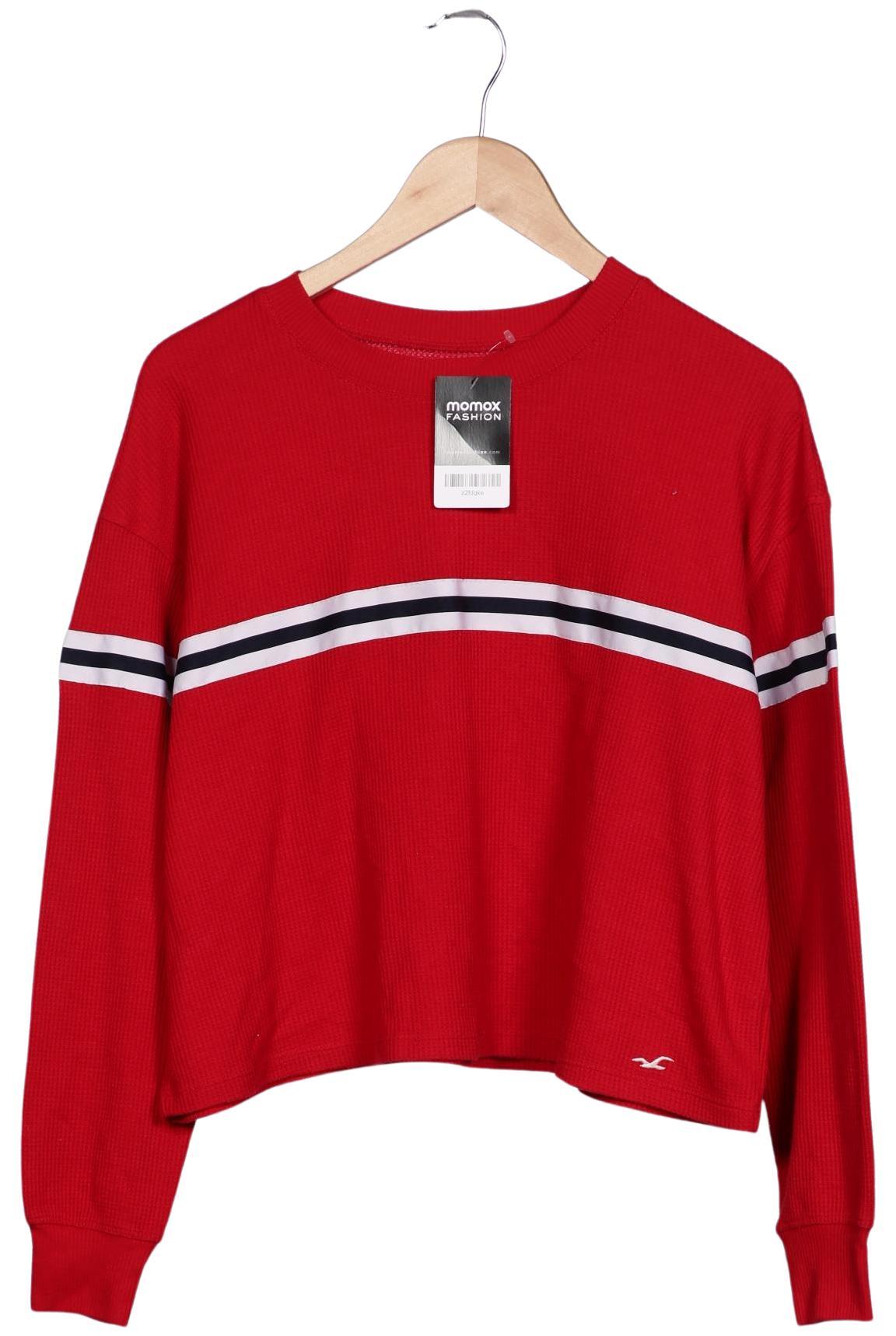 

Hollister Damen Langarmshirt, rot, Gr. 36