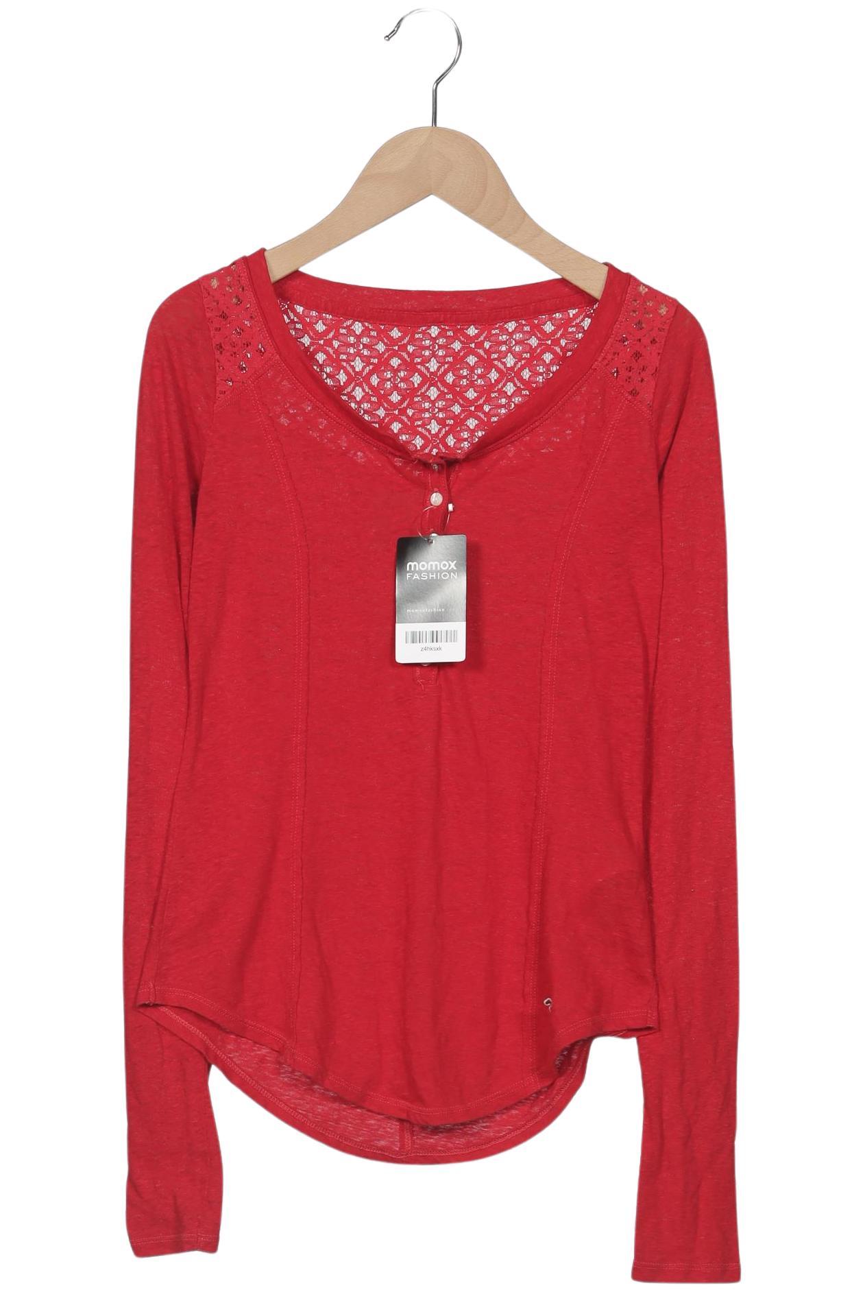 

Hollister Damen Langarmshirt, rot, Gr. 36