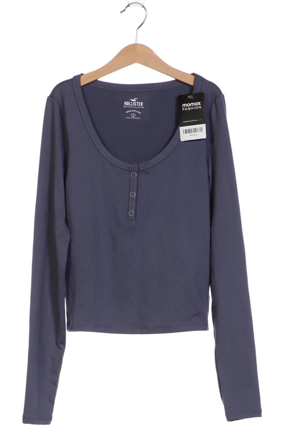 

Hollister Damen Langarmshirt, blau, Gr. 36