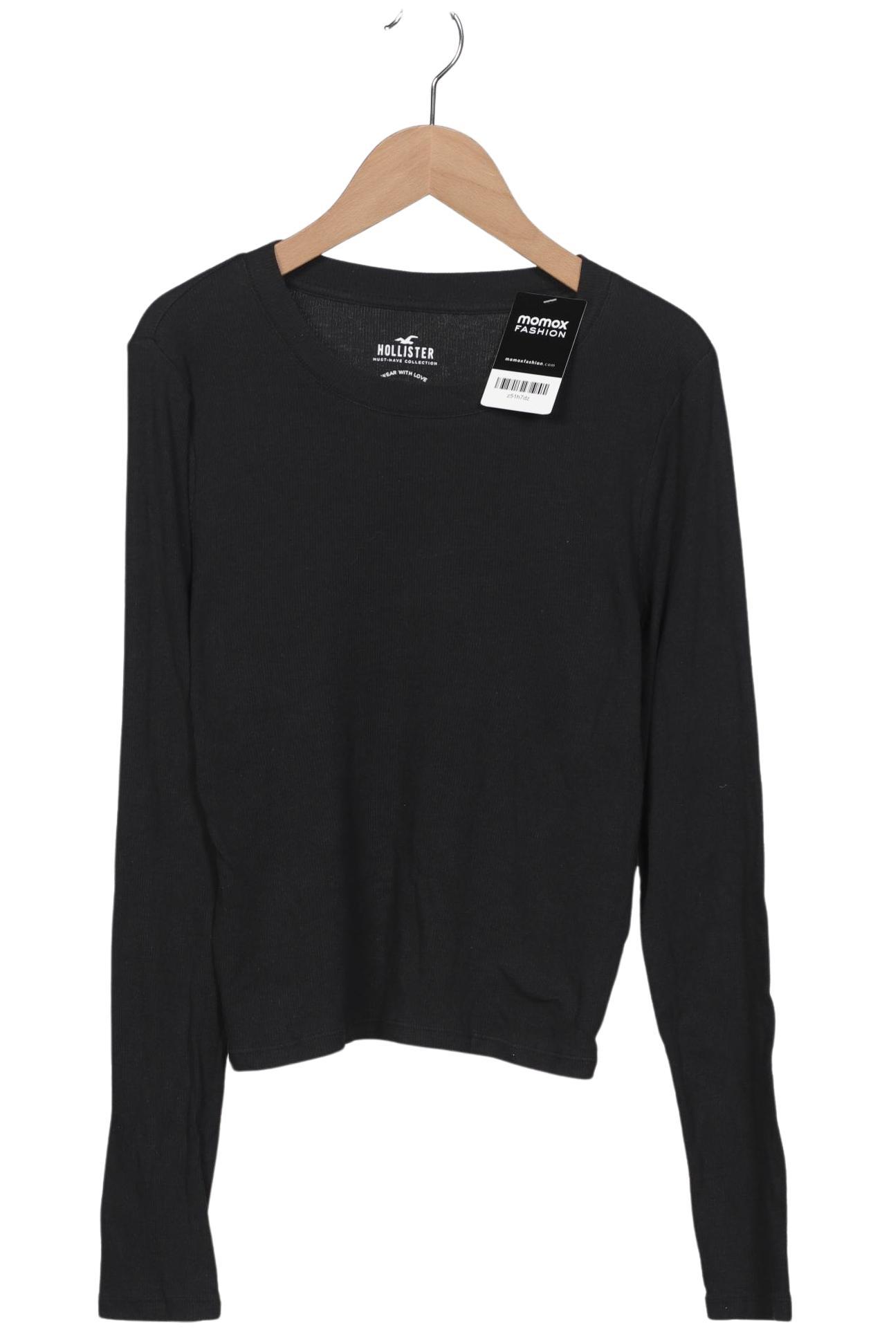 

Hollister Damen Langarmshirt, schwarz, Gr. 42