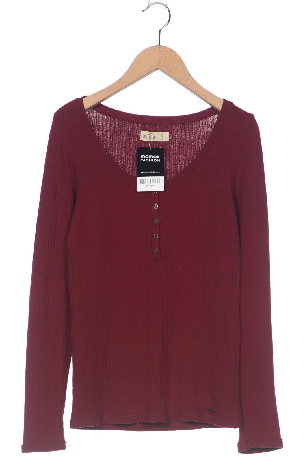 

Hollister Damen Langarmshirt, bordeaux, Gr. 36