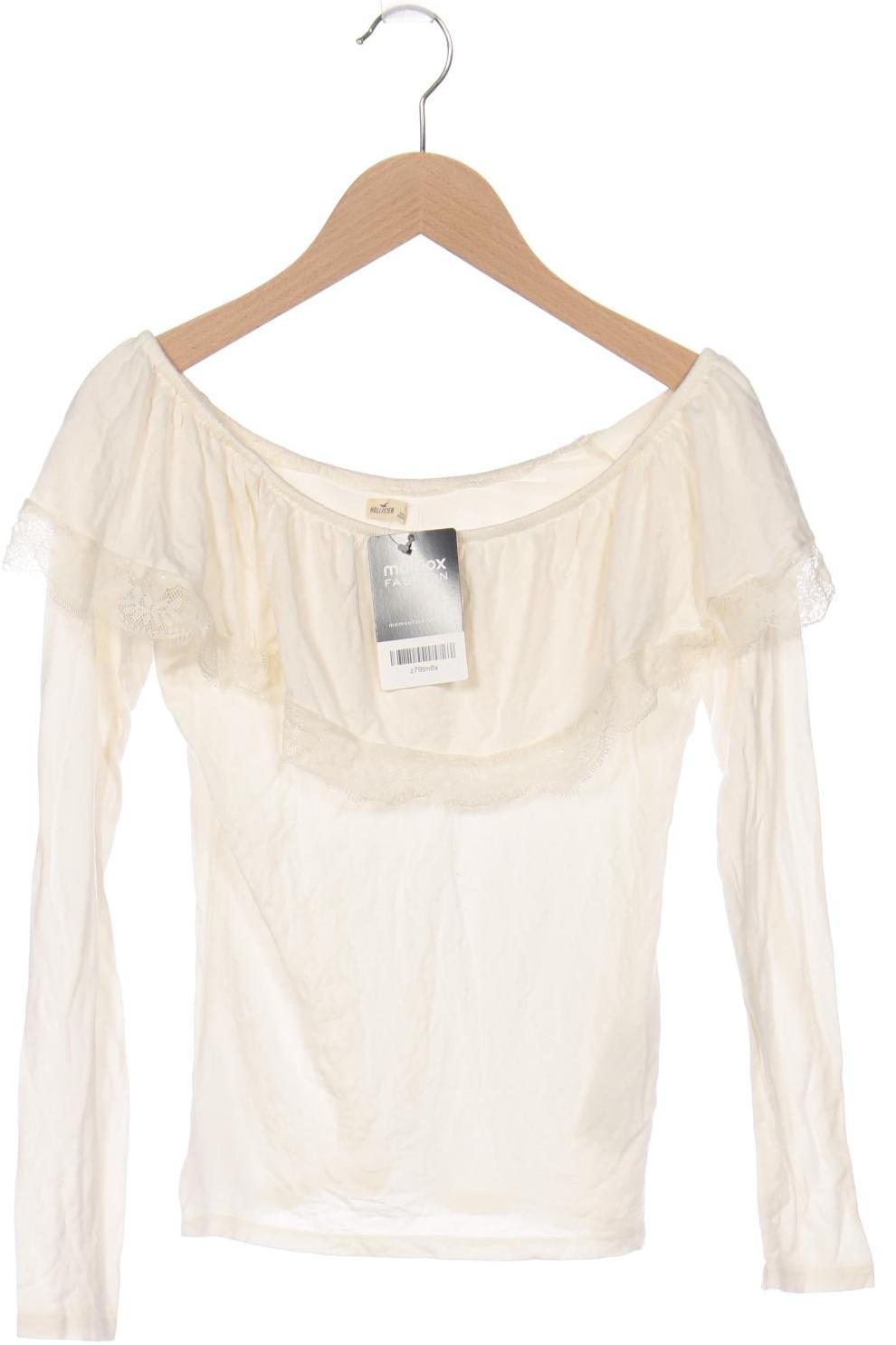 

Hollister Damen Langarmshirt, cremeweiß, Gr. 36