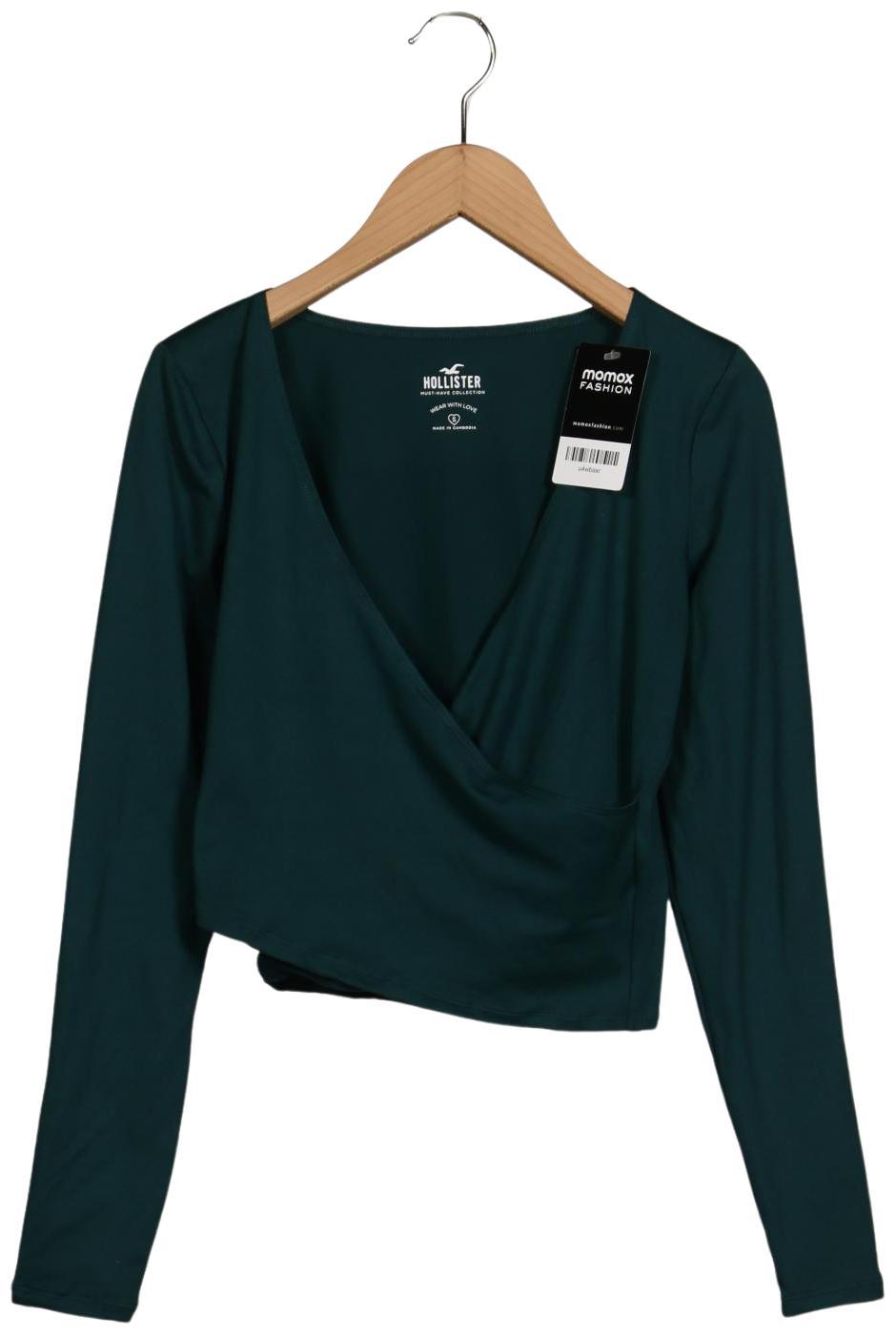 

Hollister Damen Langarmshirt, türkis, Gr. 36