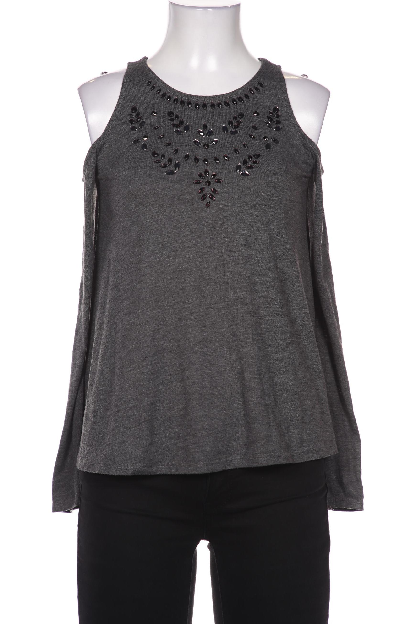 

Hollister Damen Langarmshirt, grau, Gr. 34