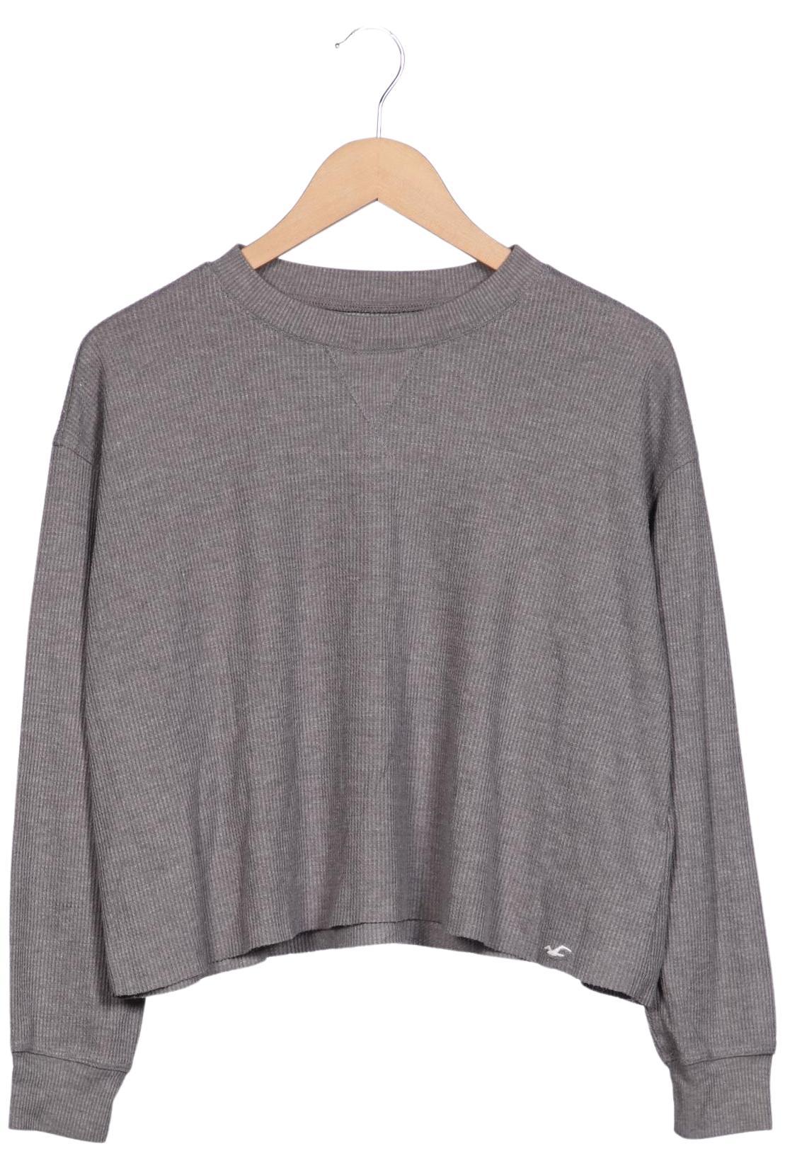 

Hollister Damen Langarmshirt, grau, Gr. 36