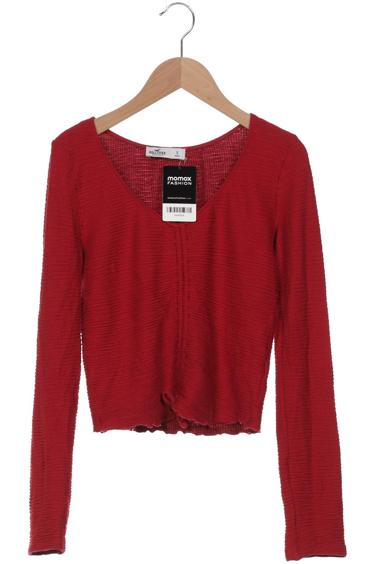 

Hollister Damen Langarmshirt, rot, Gr. 36