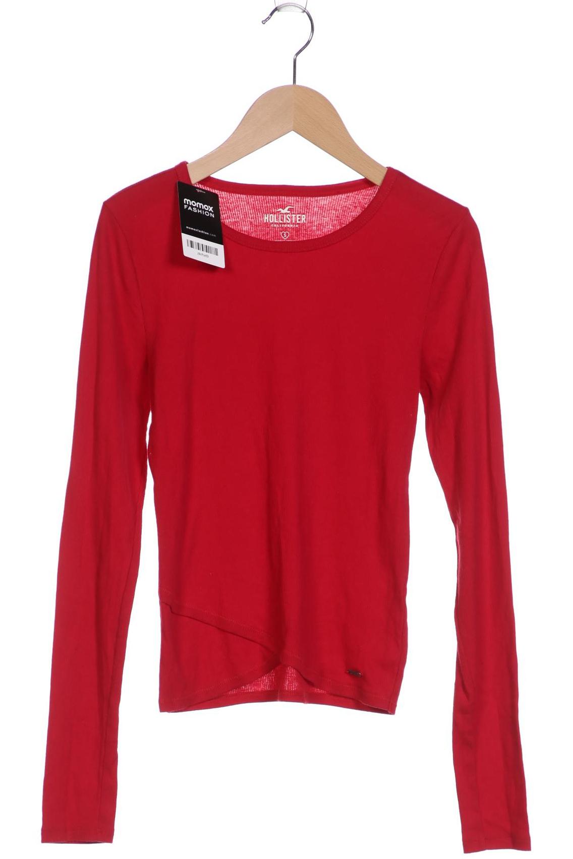 

Hollister Damen Langarmshirt, rot