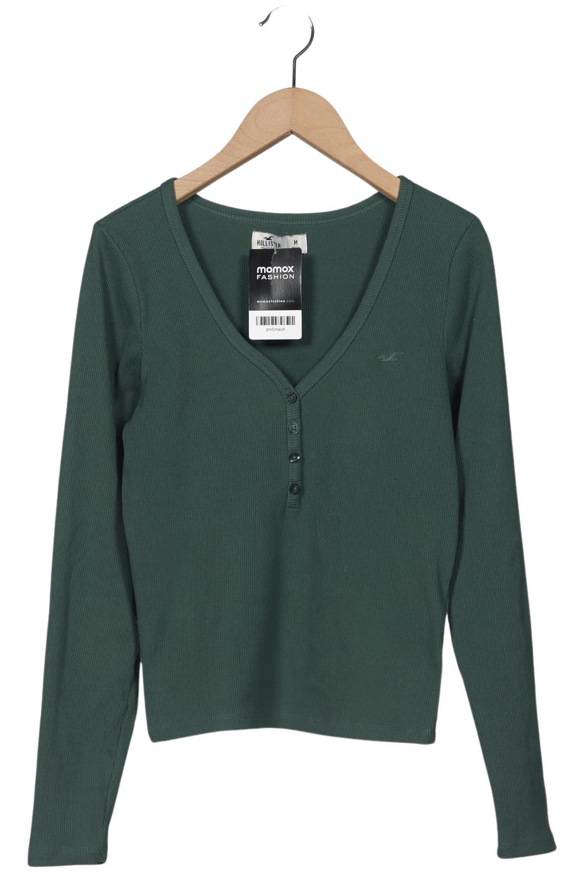 

Hollister Damen Langarmshirt, grün, Gr. 38