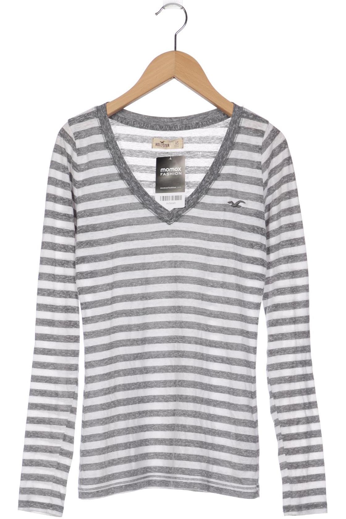 

Hollister Damen Langarmshirt, grau