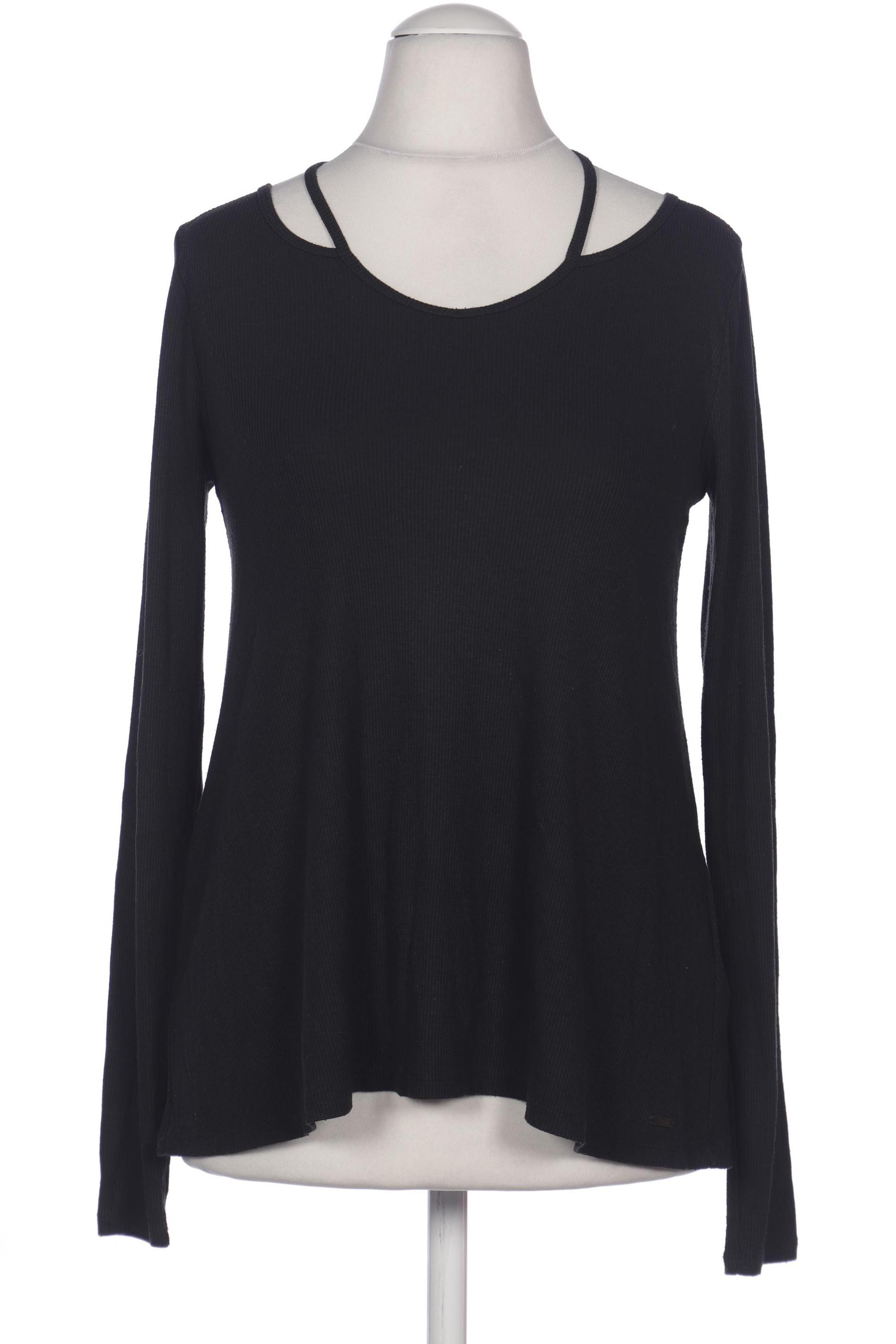 

Hollister Damen Langarmshirt, schwarz, Gr. 38