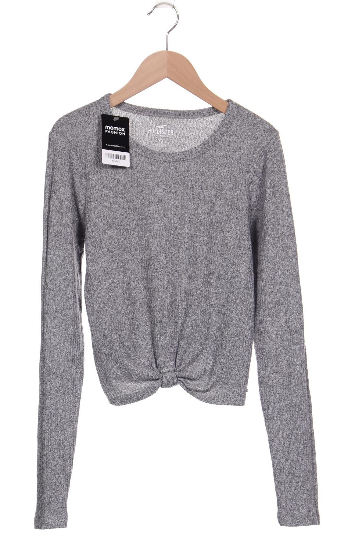 

Hollister Damen Langarmshirt, grau, Gr. 38