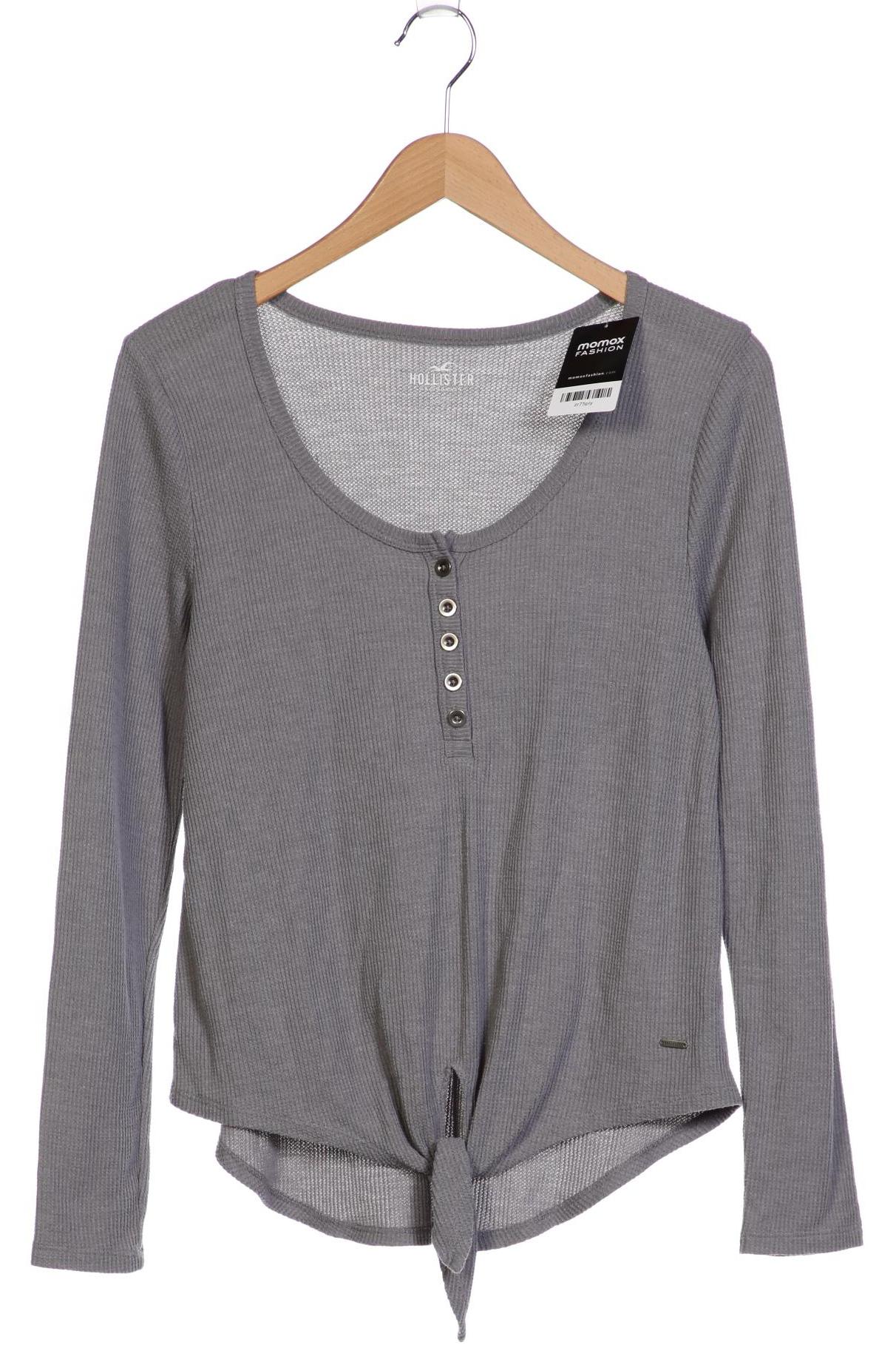 

Hollister Damen Langarmshirt, grau