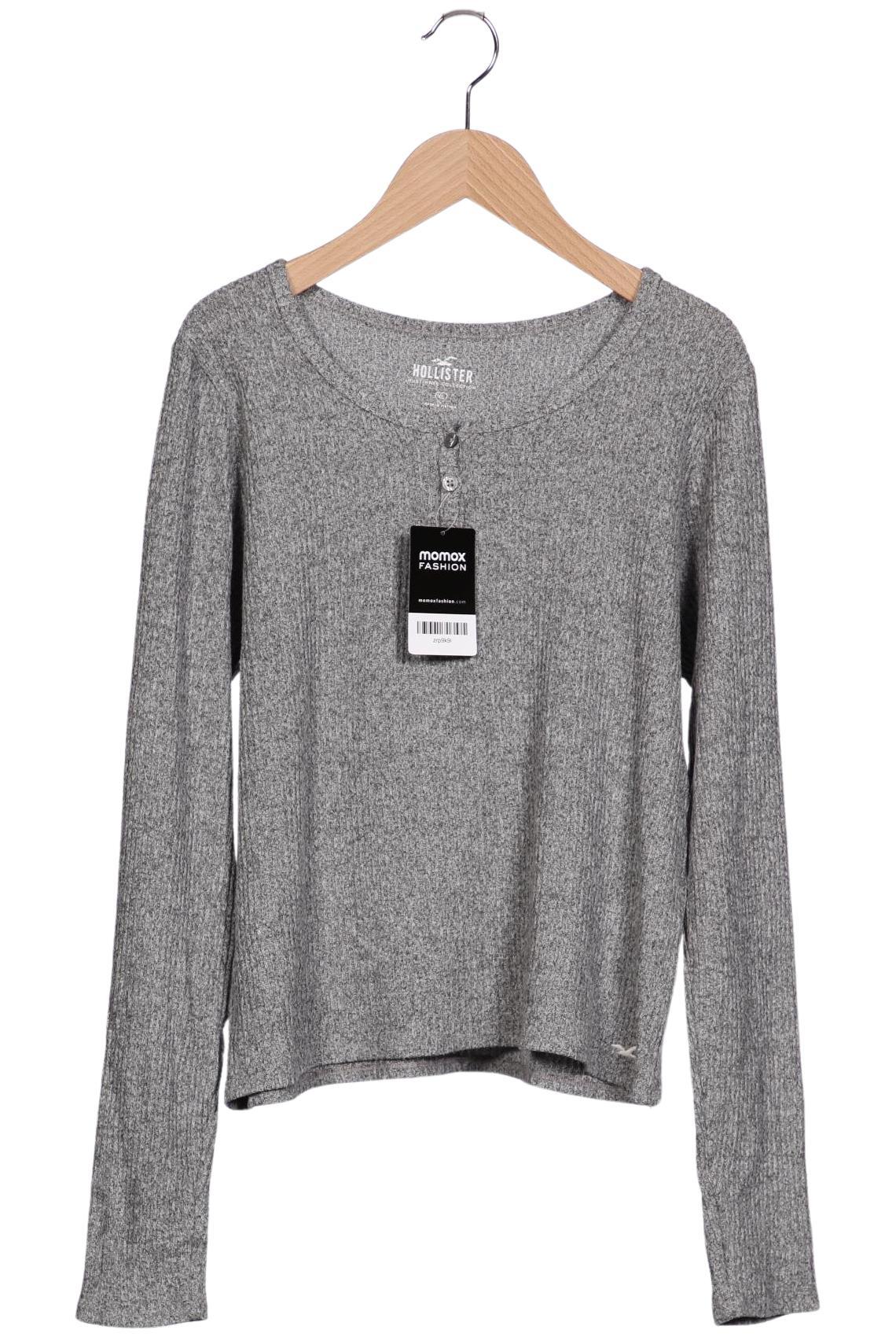 

Hollister Damen Langarmshirt, grau, Gr. 44
