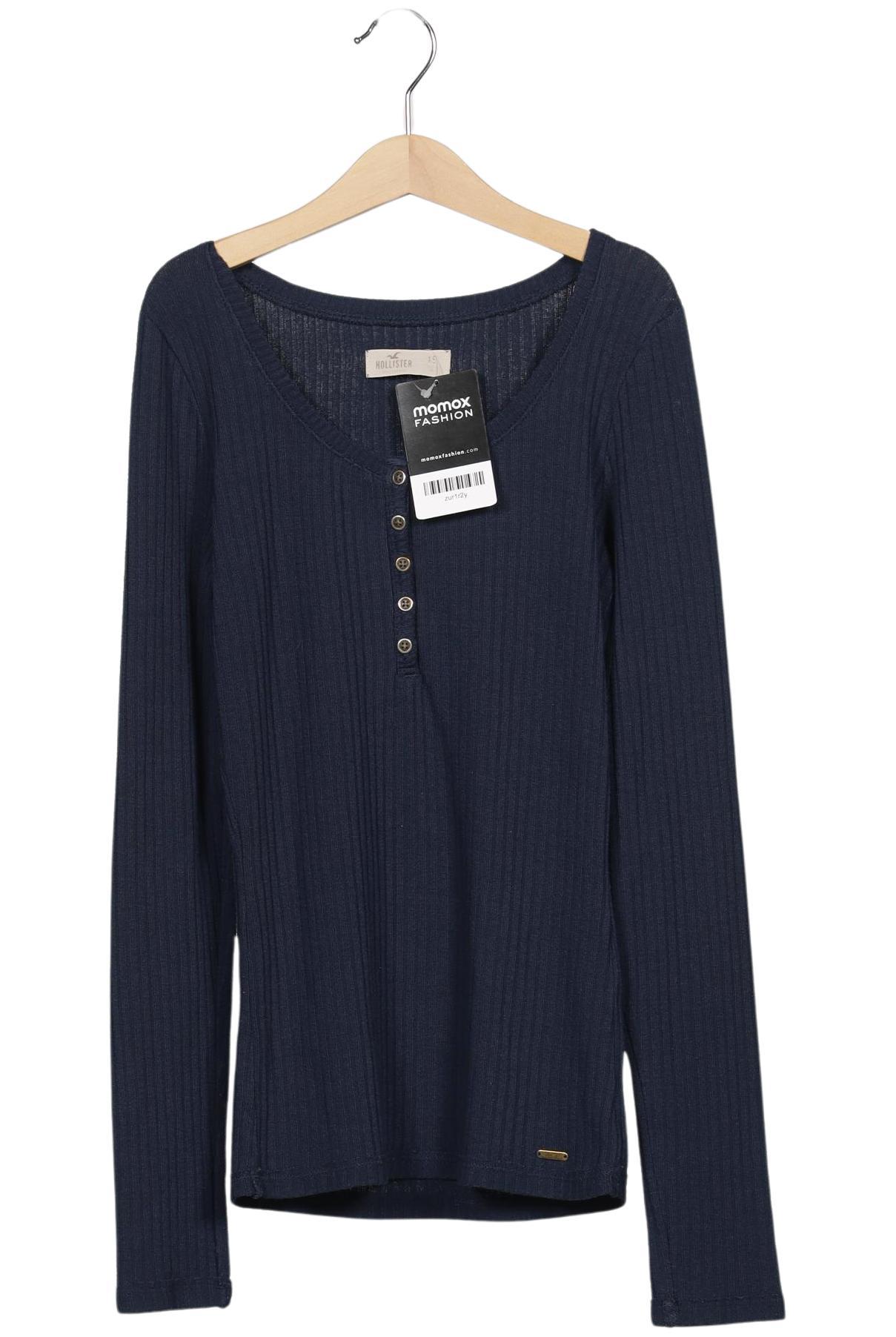 

Hollister Damen Langarmshirt, marineblau, Gr. 34