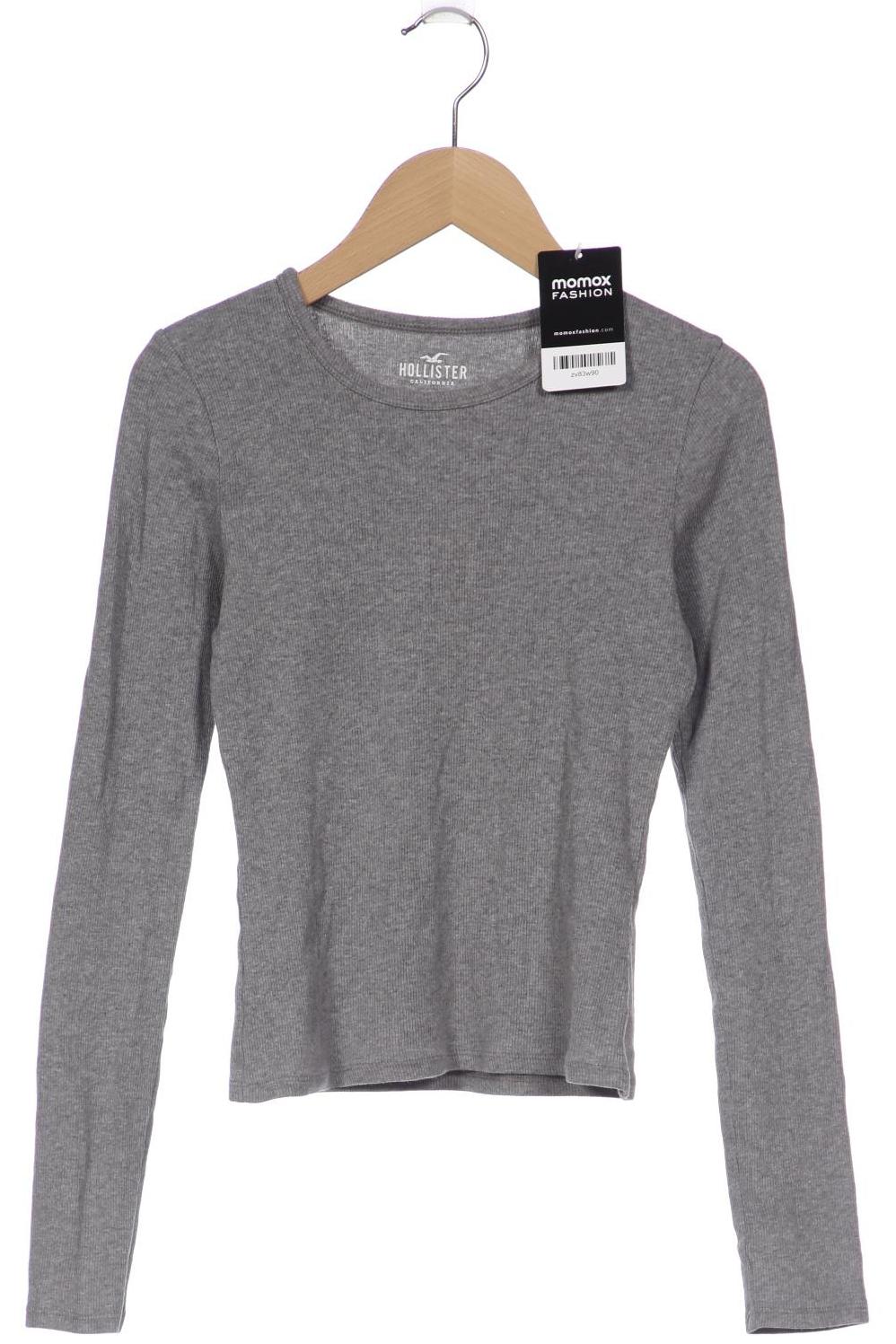 

Hollister Damen Langarmshirt, grau