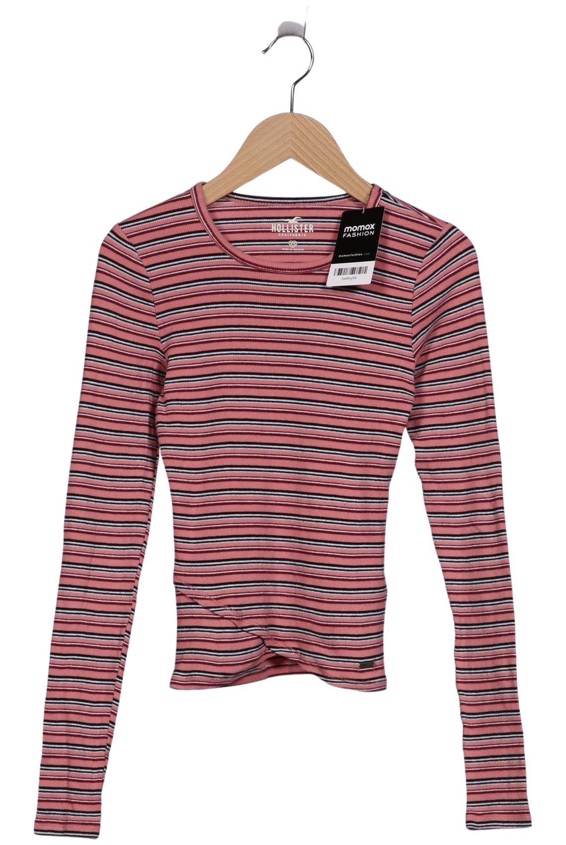 

Hollister Damen Langarmshirt, pink, Gr. 34