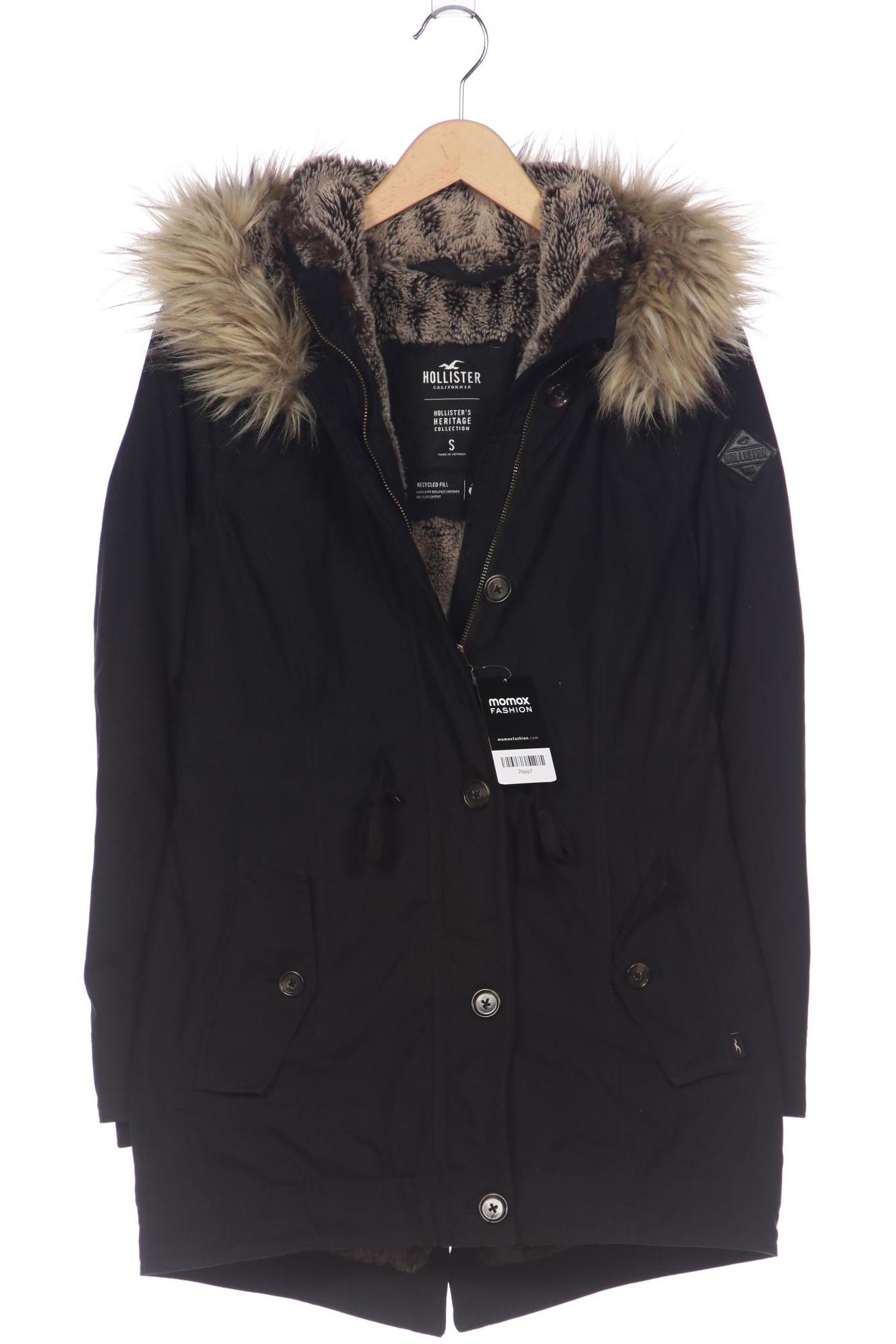 

Hollister Damen Mantel, schwarz, Gr. 36