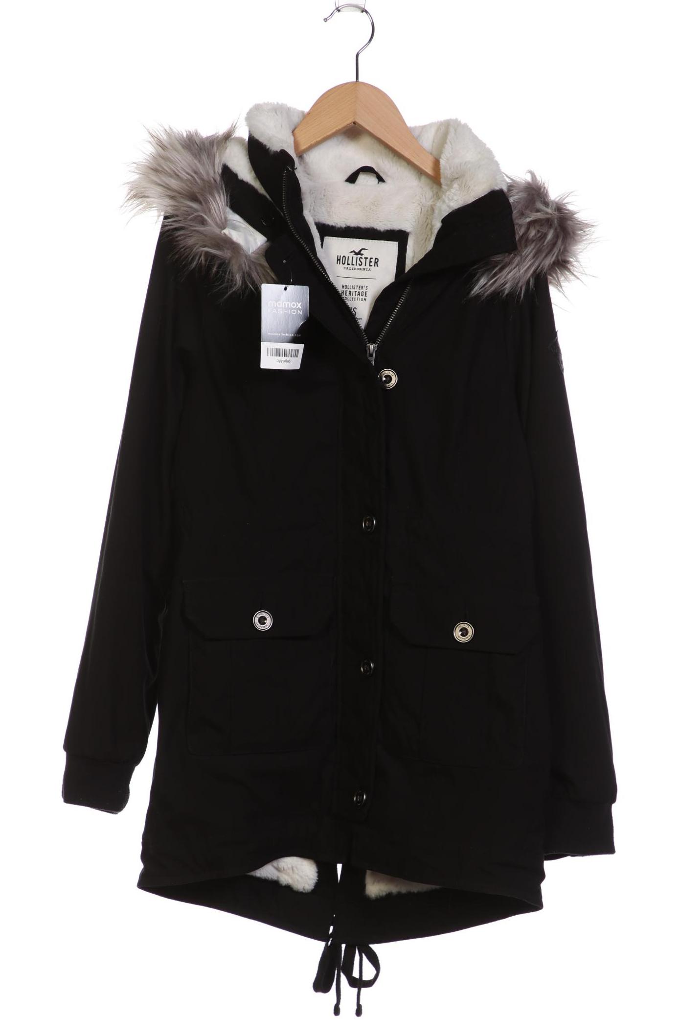 

Hollister Damen Mantel, schwarz, Gr. 34