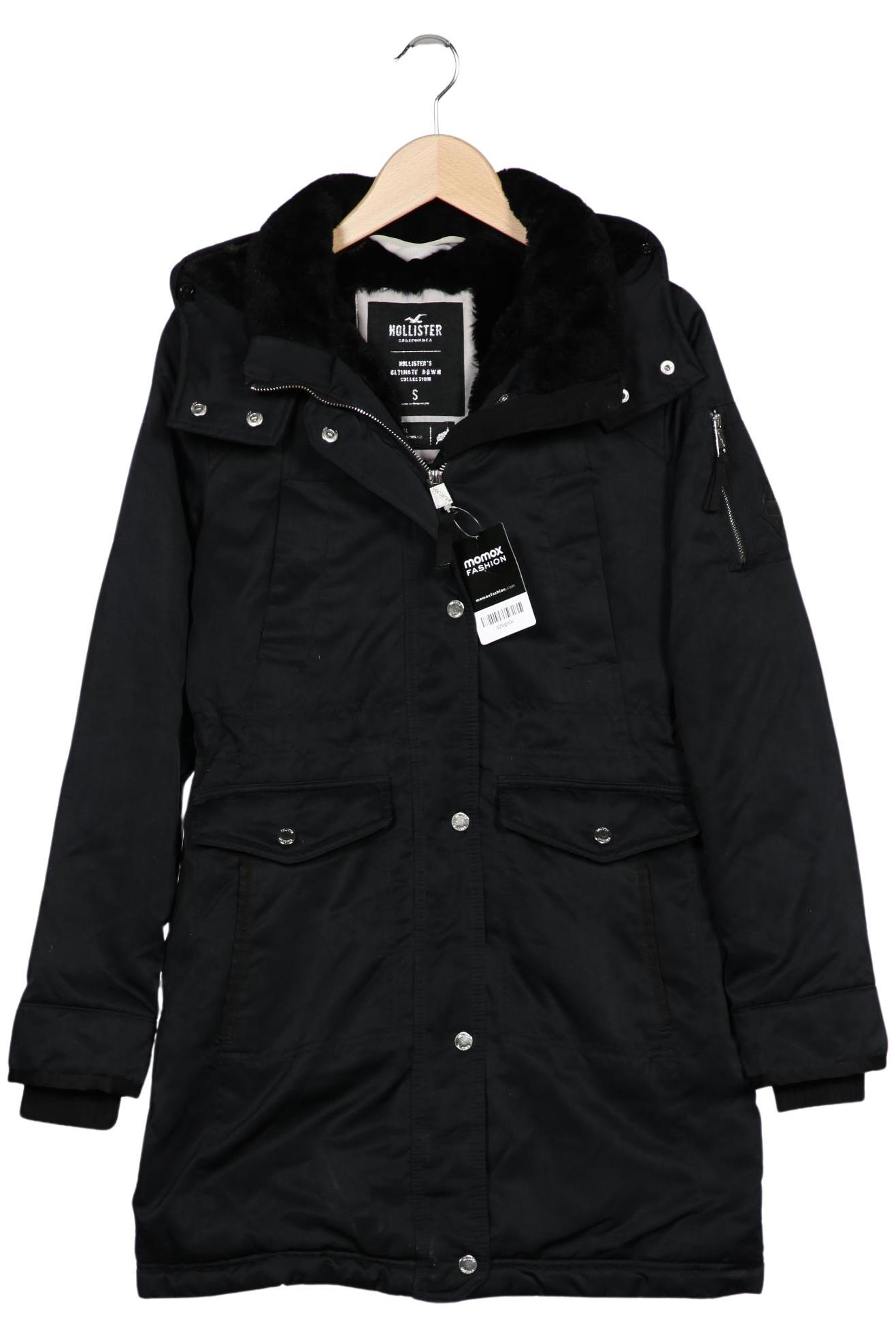 

Hollister Damen Mantel, schwarz, Gr. 36