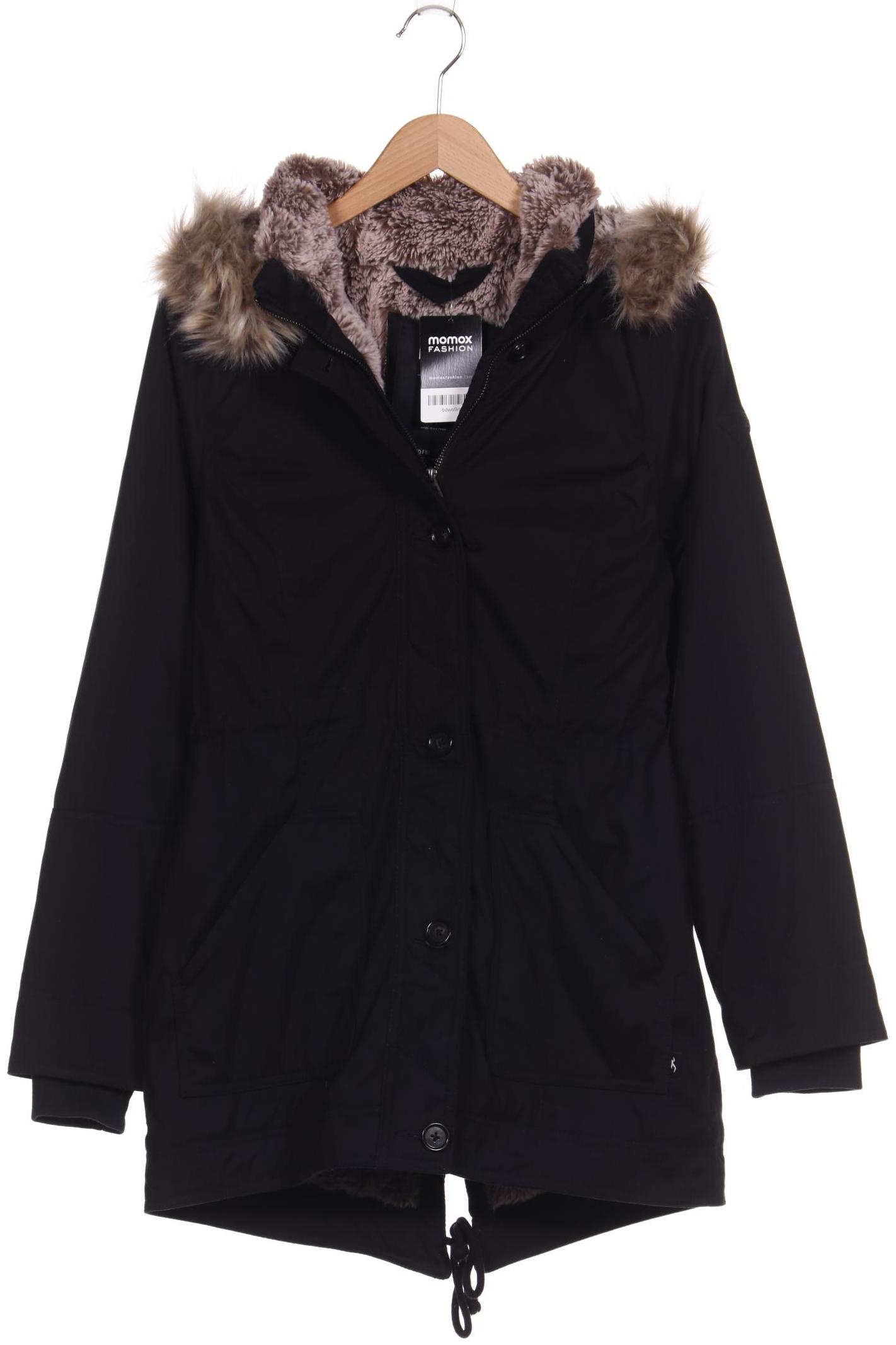 

Hollister Damen Mantel, schwarz