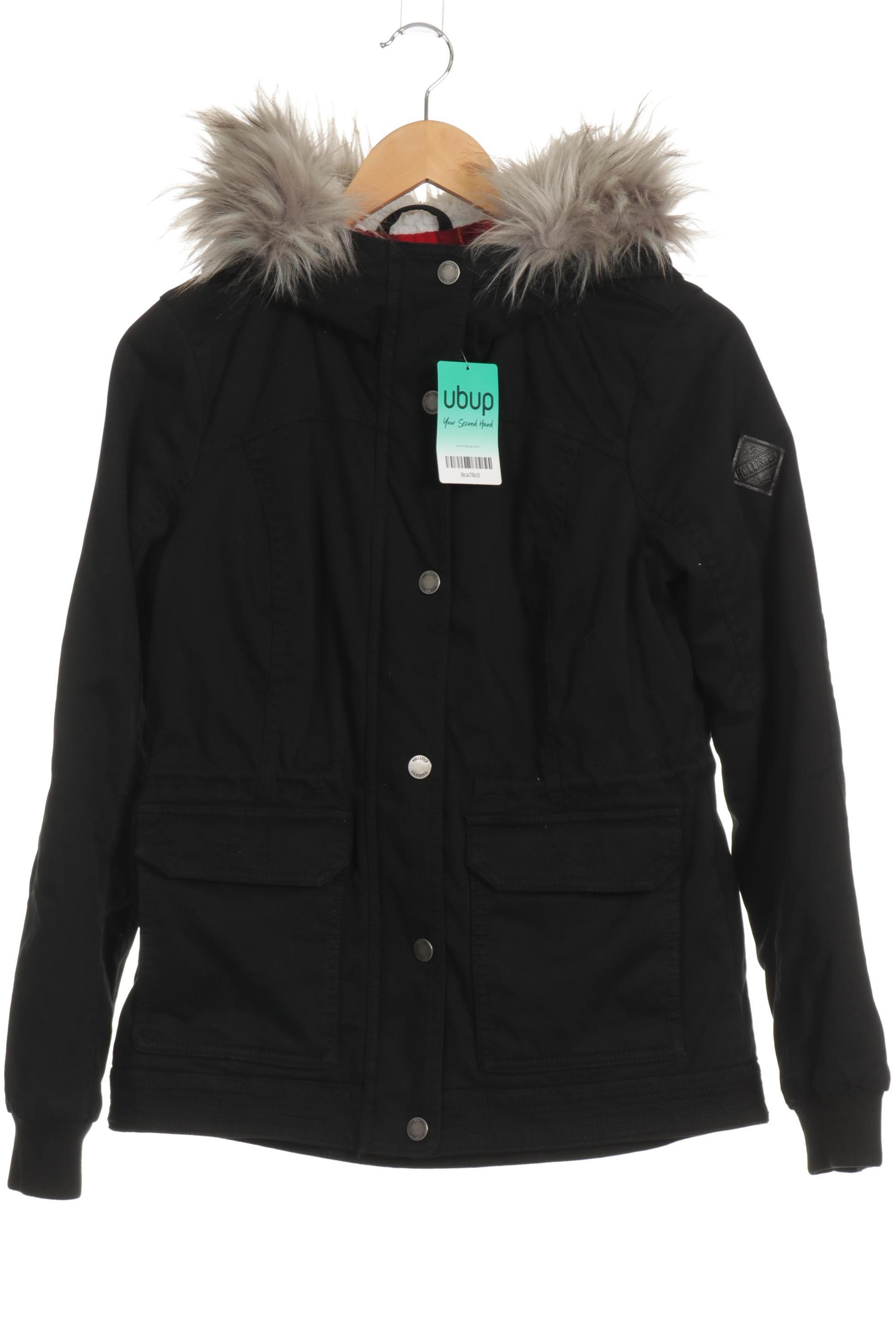 

Hollister Damen Mantel, schwarz, Gr. 38